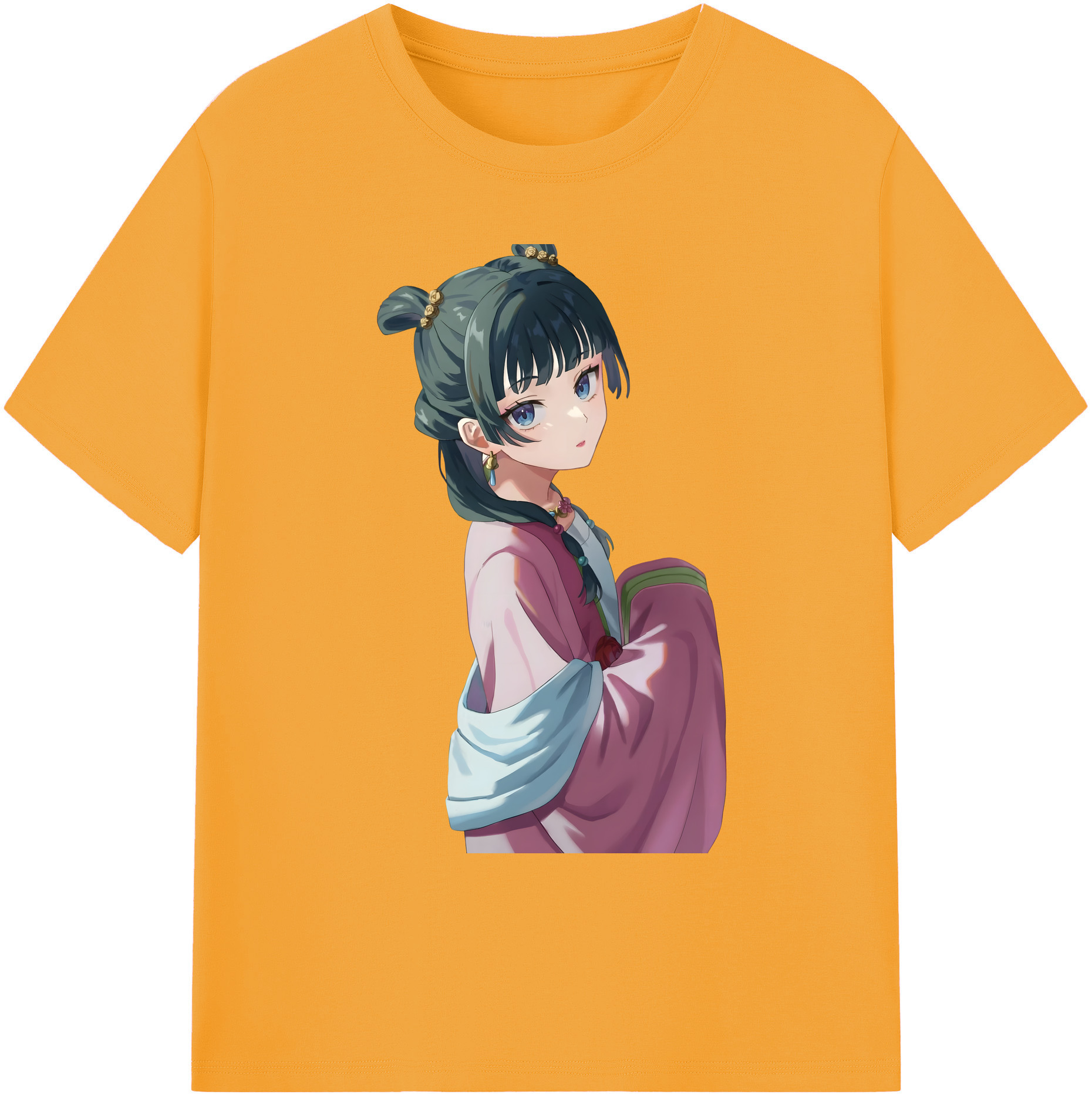 （画像用） 薬屋のひとりごと The Apothecary Diaries 綿100％ メンズ半袖Tシャツ｜肌触りやわらか＆通気性