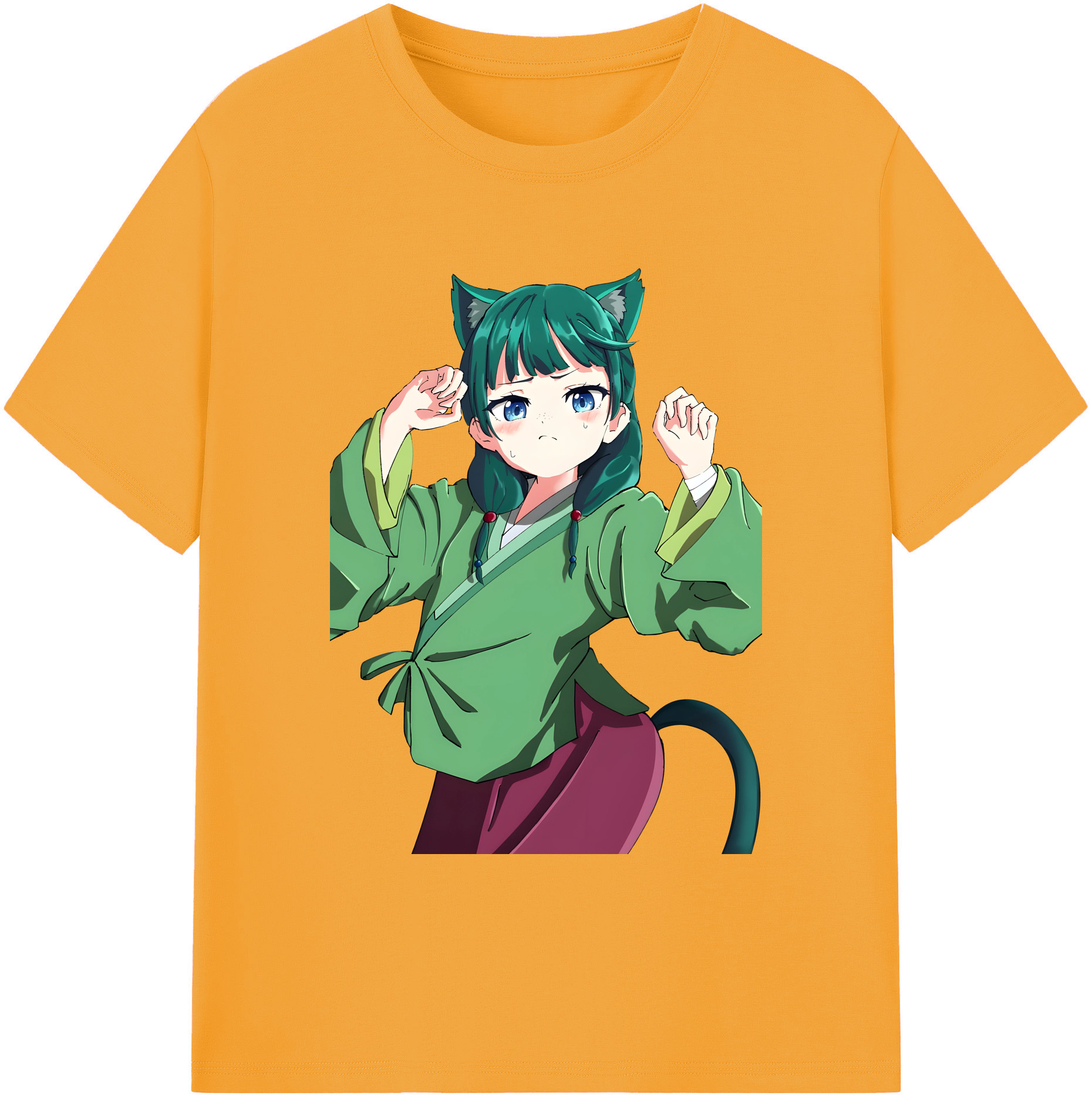 （画像用） 薬屋のひとりごと The Apothecary Diaries 綿100％ メンズ半袖Tシャツ｜肌触りやわらか＆通気性