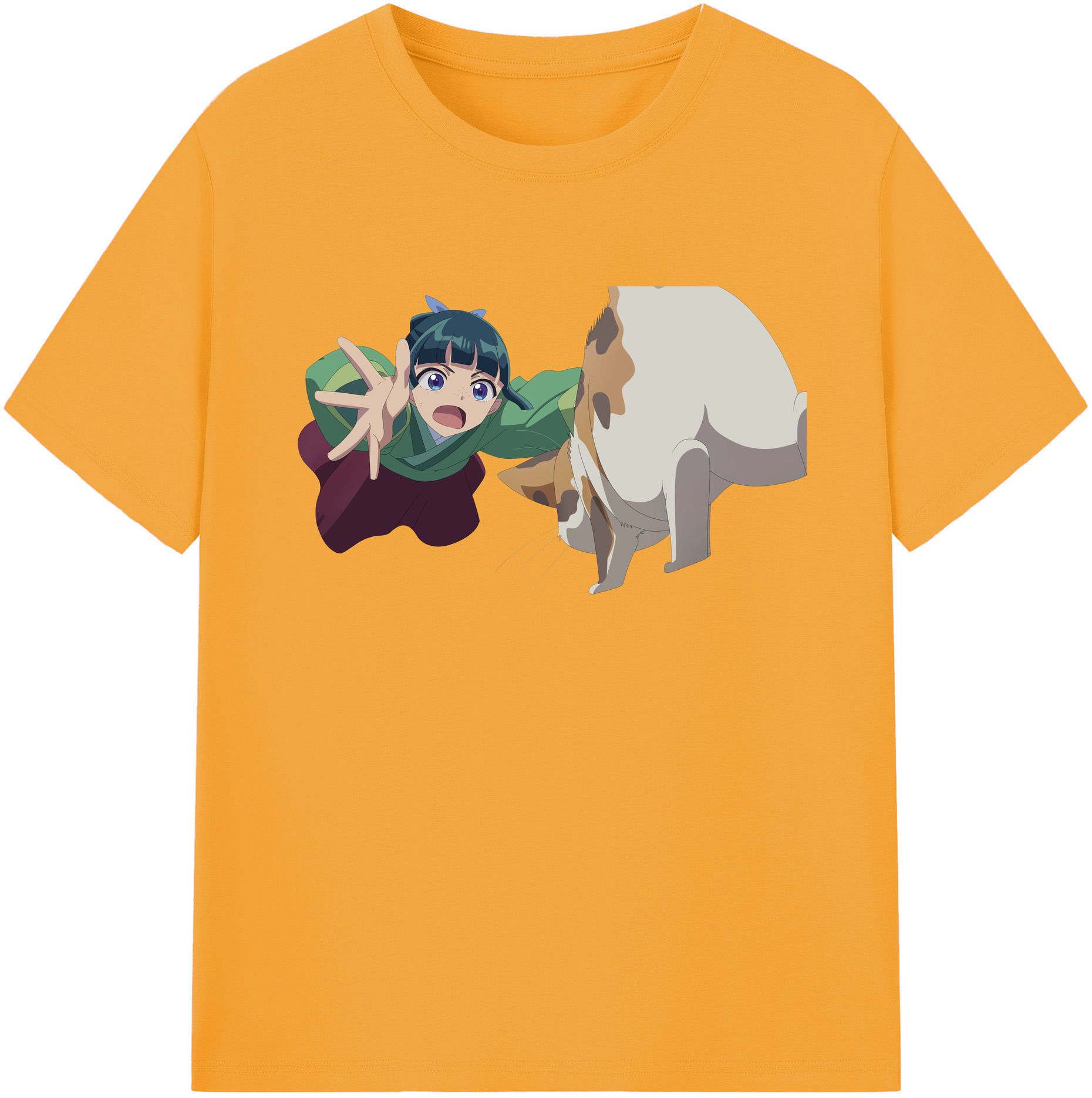 （画像用） 薬屋のひとりごと The Apothecary Diaries 綿100％ メンズ半袖Tシャツ｜肌触りやわらか＆通気性