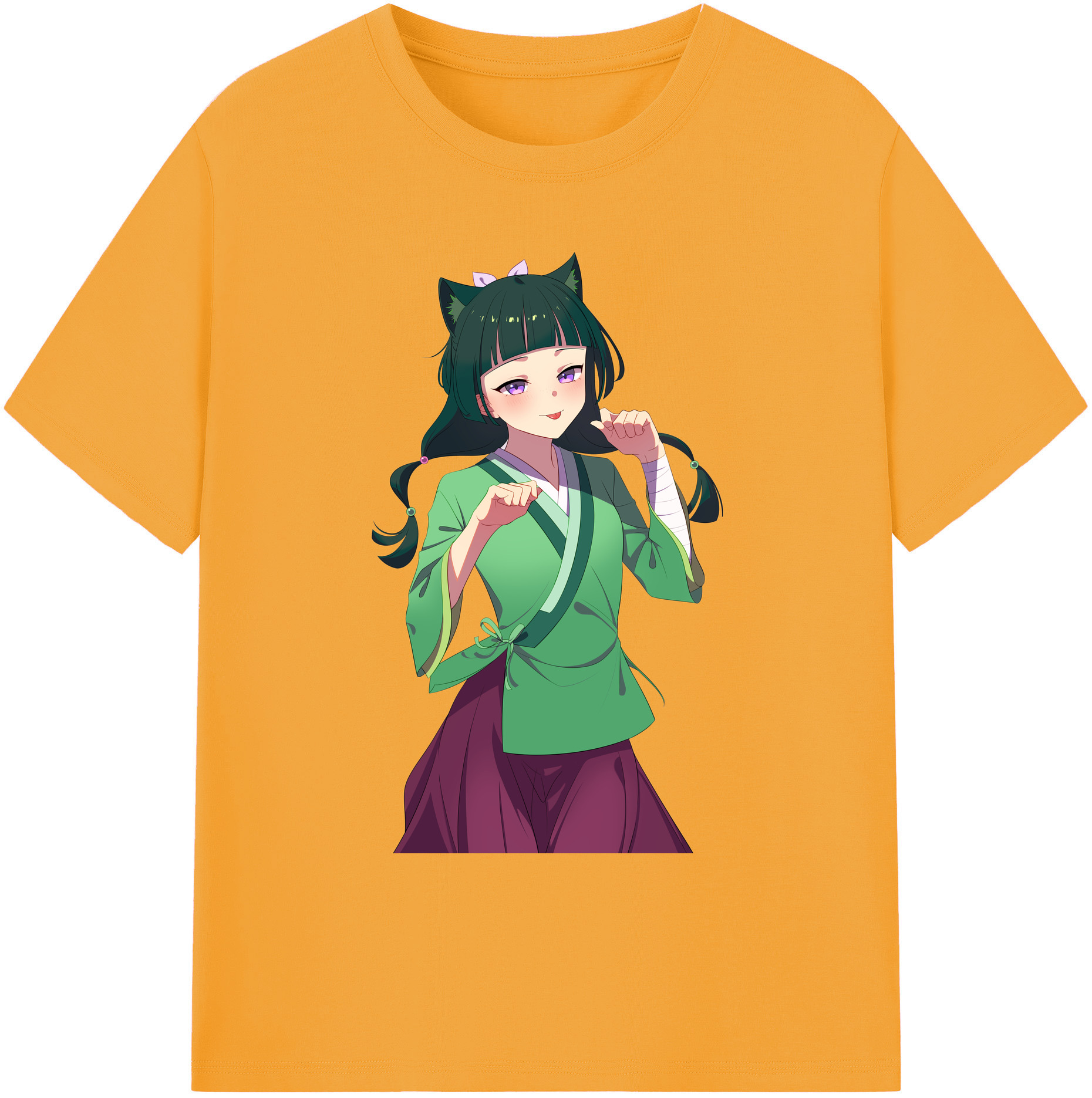 （画像用） 薬屋のひとりごと The Apothecary Diaries 綿100％ メンズ半袖Tシャツ｜肌触りやわらか＆通気性