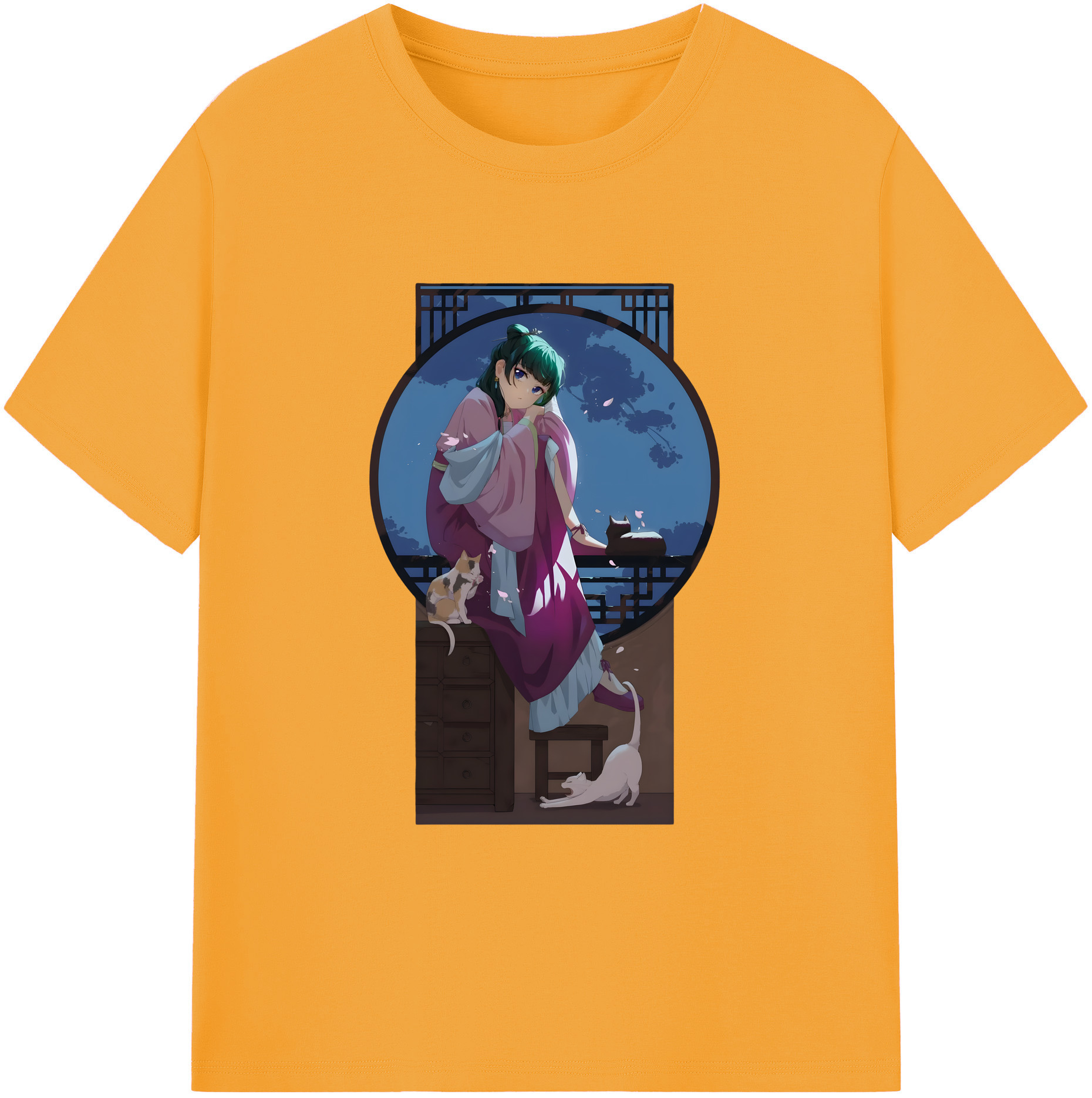 （画像用） 薬屋のひとりごと The Apothecary Diaries 綿100％ メンズ半袖Tシャツ｜肌触りやわらか＆通気性