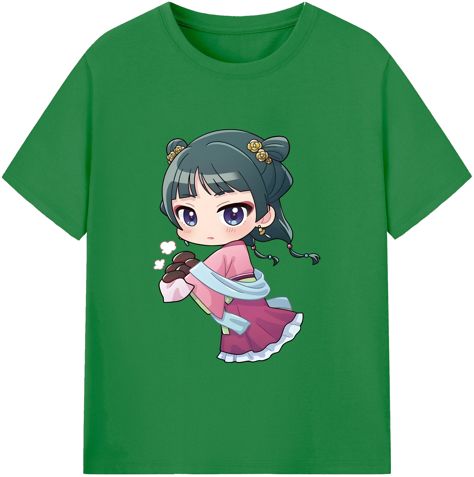 （画像用） 薬屋のひとりごと The Apothecary Diaries 綿100％ メンズ半袖Tシャツ｜肌触りやわらか＆通気性