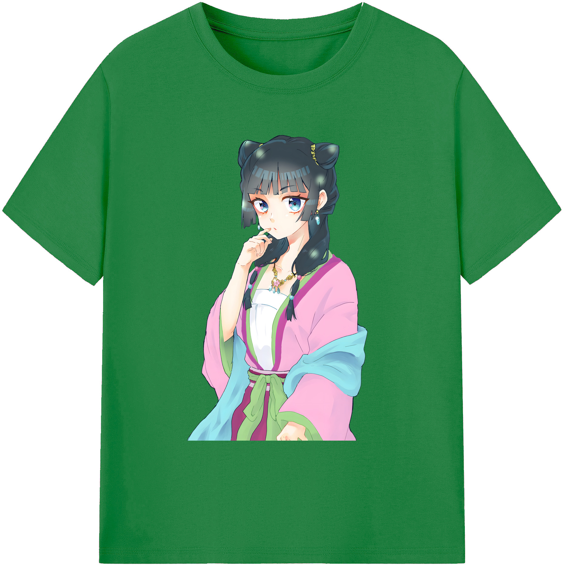 （画像用） 薬屋のひとりごと The Apothecary Diaries 綿100％ メンズ半袖Tシャツ｜肌触りやわらか＆通気性