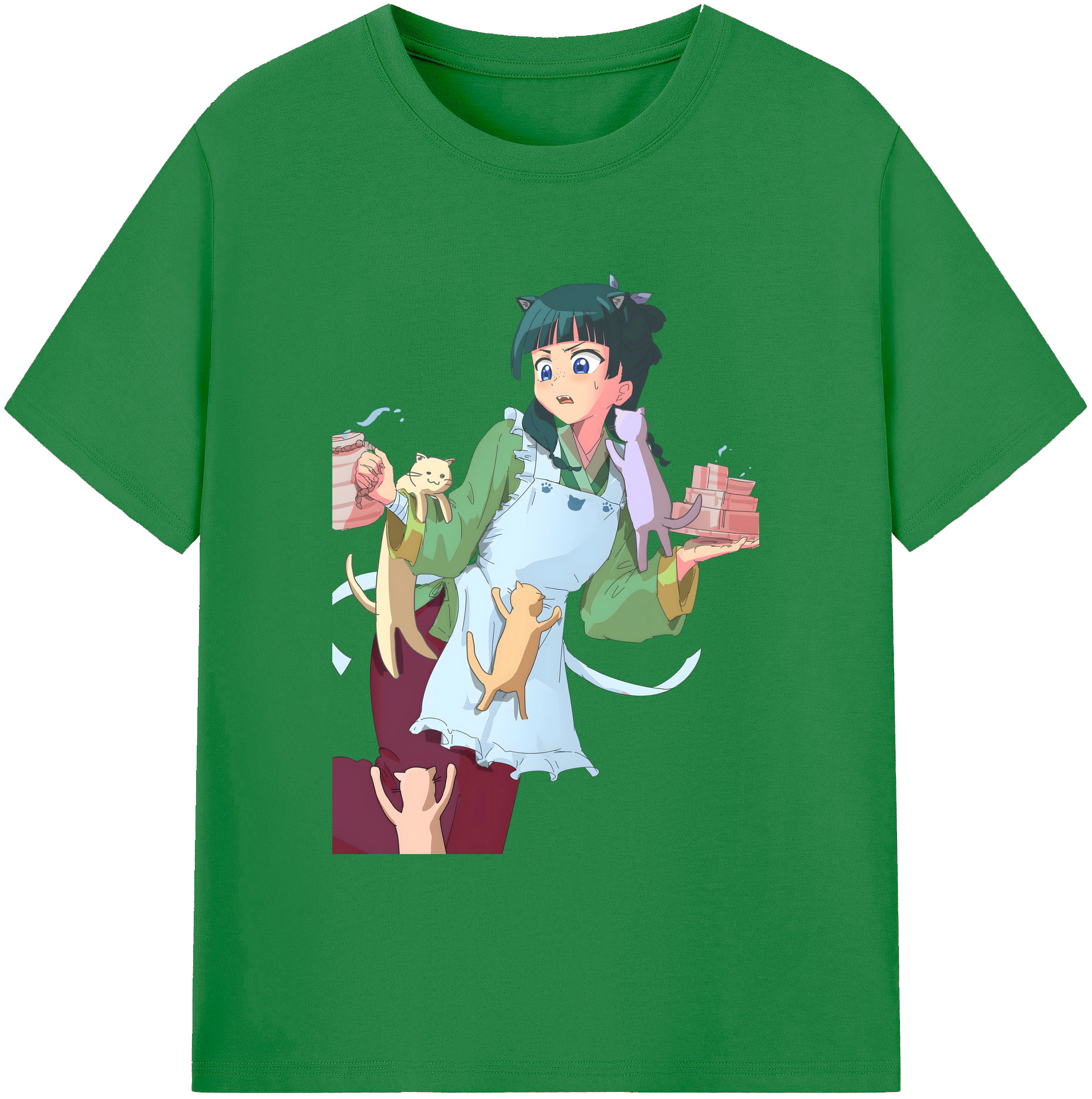 （画像用） 薬屋のひとりごと The Apothecary Diaries 綿100％ メンズ半袖Tシャツ｜肌触りやわらか＆通気性