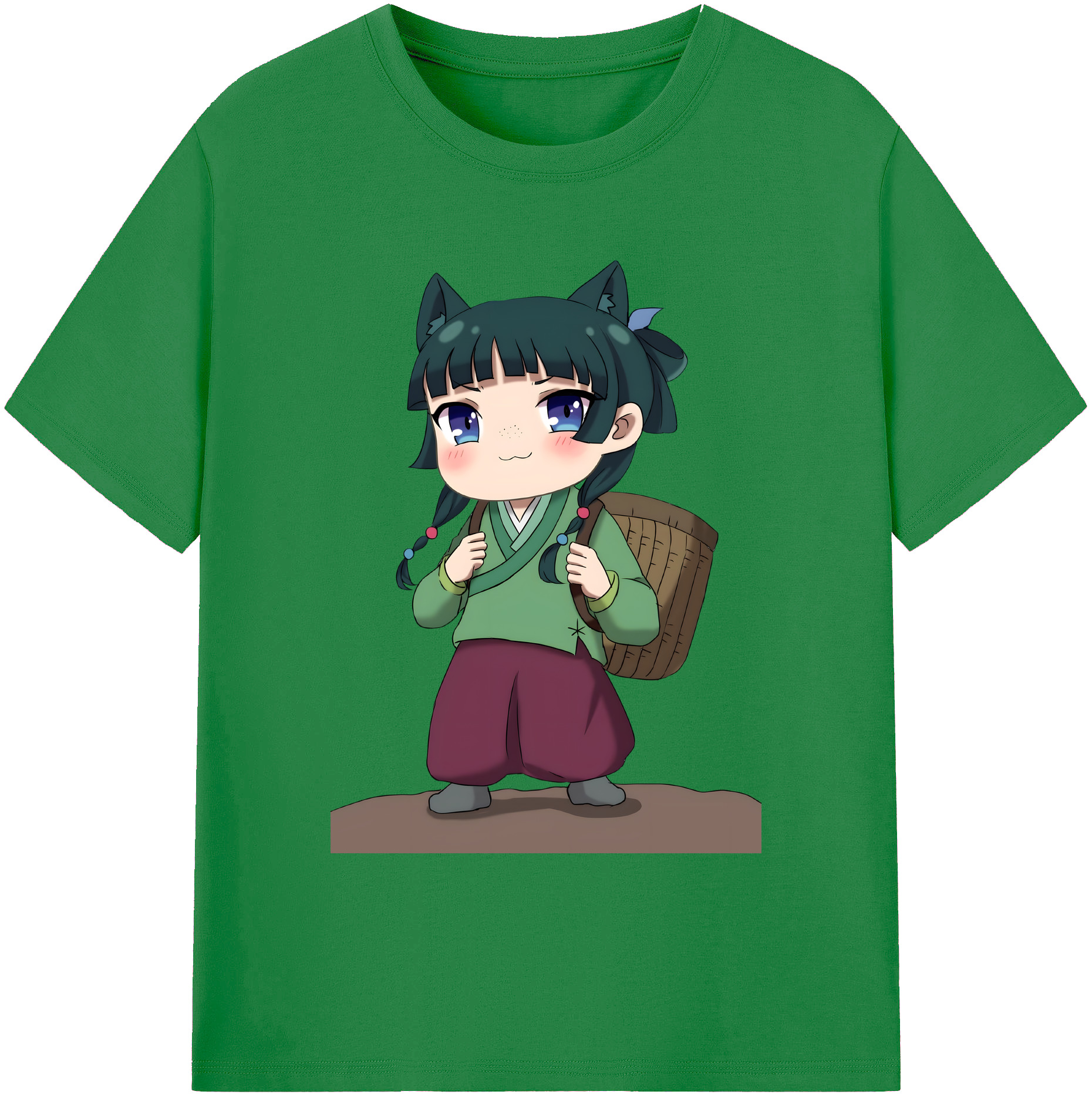 （画像用） 薬屋のひとりごと The Apothecary Diaries 綿100％ メンズ半袖Tシャツ｜肌触りやわらか＆通気性