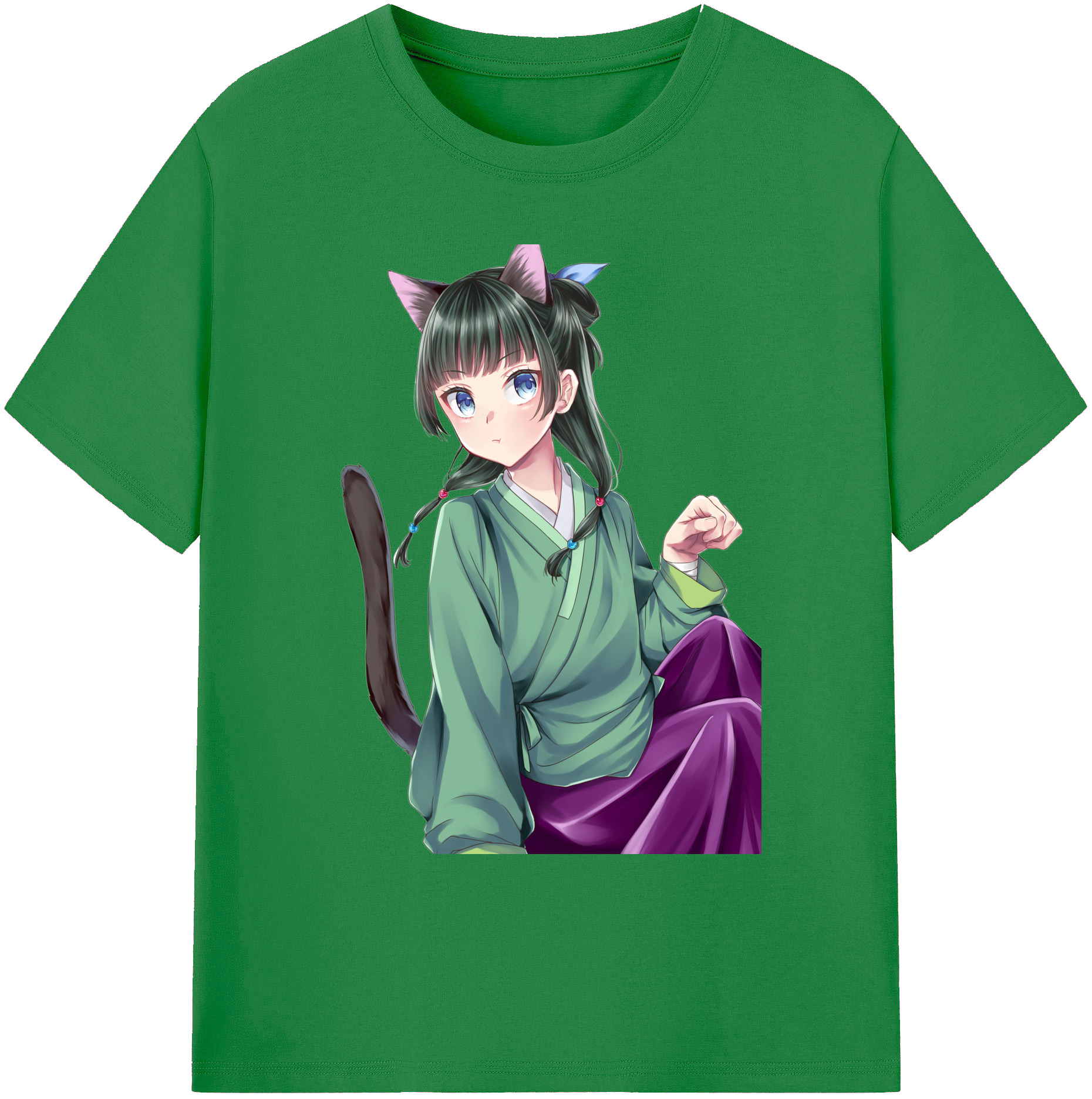 （画像用） 薬屋のひとりごと The Apothecary Diaries 綿100％ メンズ半袖Tシャツ｜肌触りやわらか＆通気性