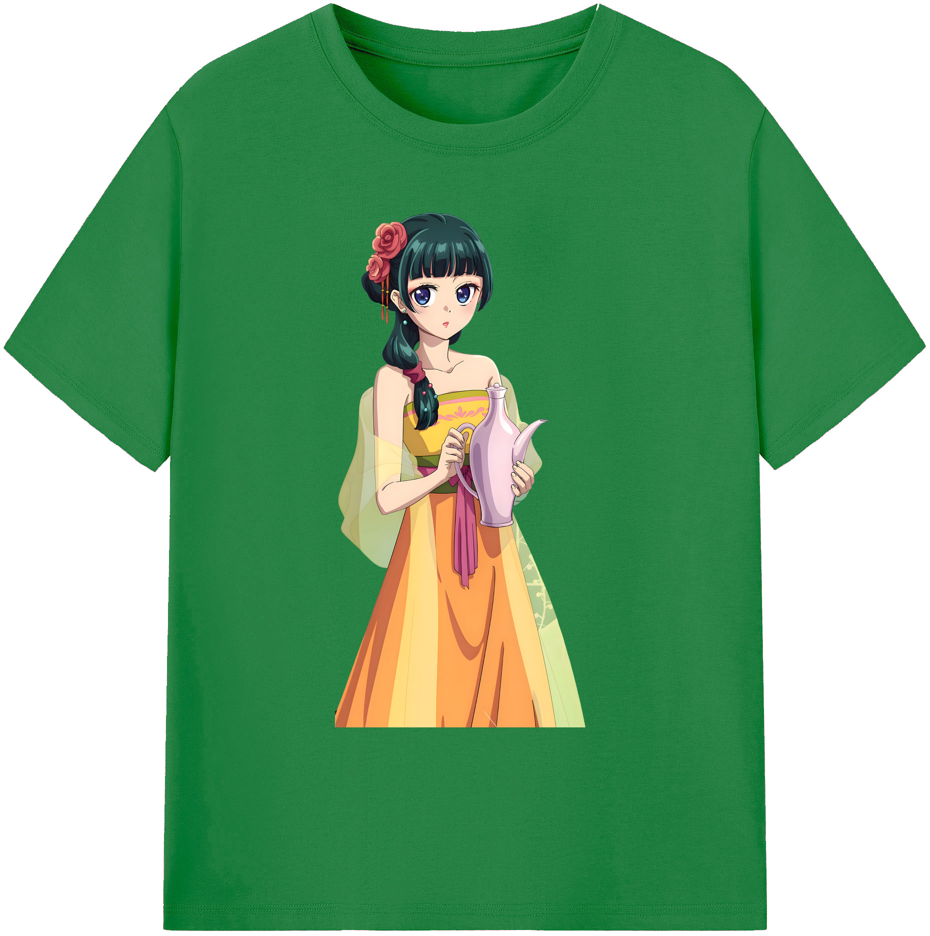 （画像用） 薬屋のひとりごと The Apothecary Diaries 綿100％ メンズ半袖Tシャツ｜肌触りやわらか＆通気性
