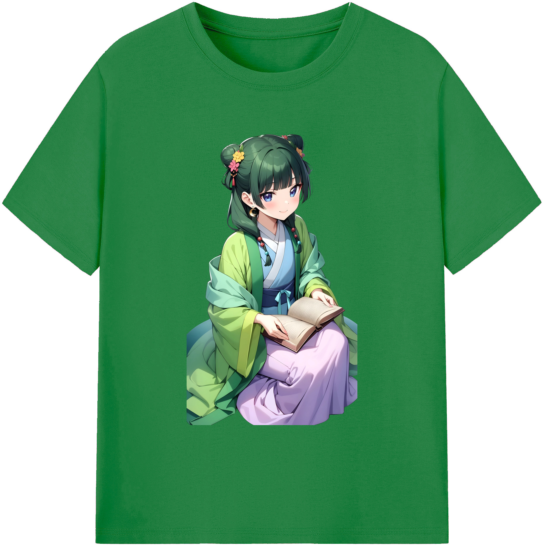 （画像用） 薬屋のひとりごと The Apothecary Diaries 綿100％ メンズ半袖Tシャツ｜肌触りやわらか＆通気性