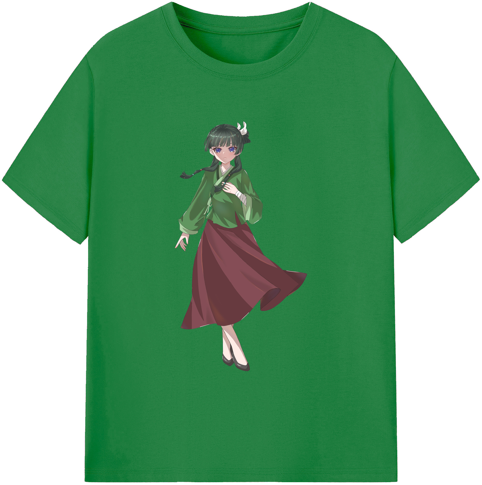 （画像用） 薬屋のひとりごと The Apothecary Diaries 綿100％ メンズ半袖Tシャツ｜肌触りやわらか＆通気性
