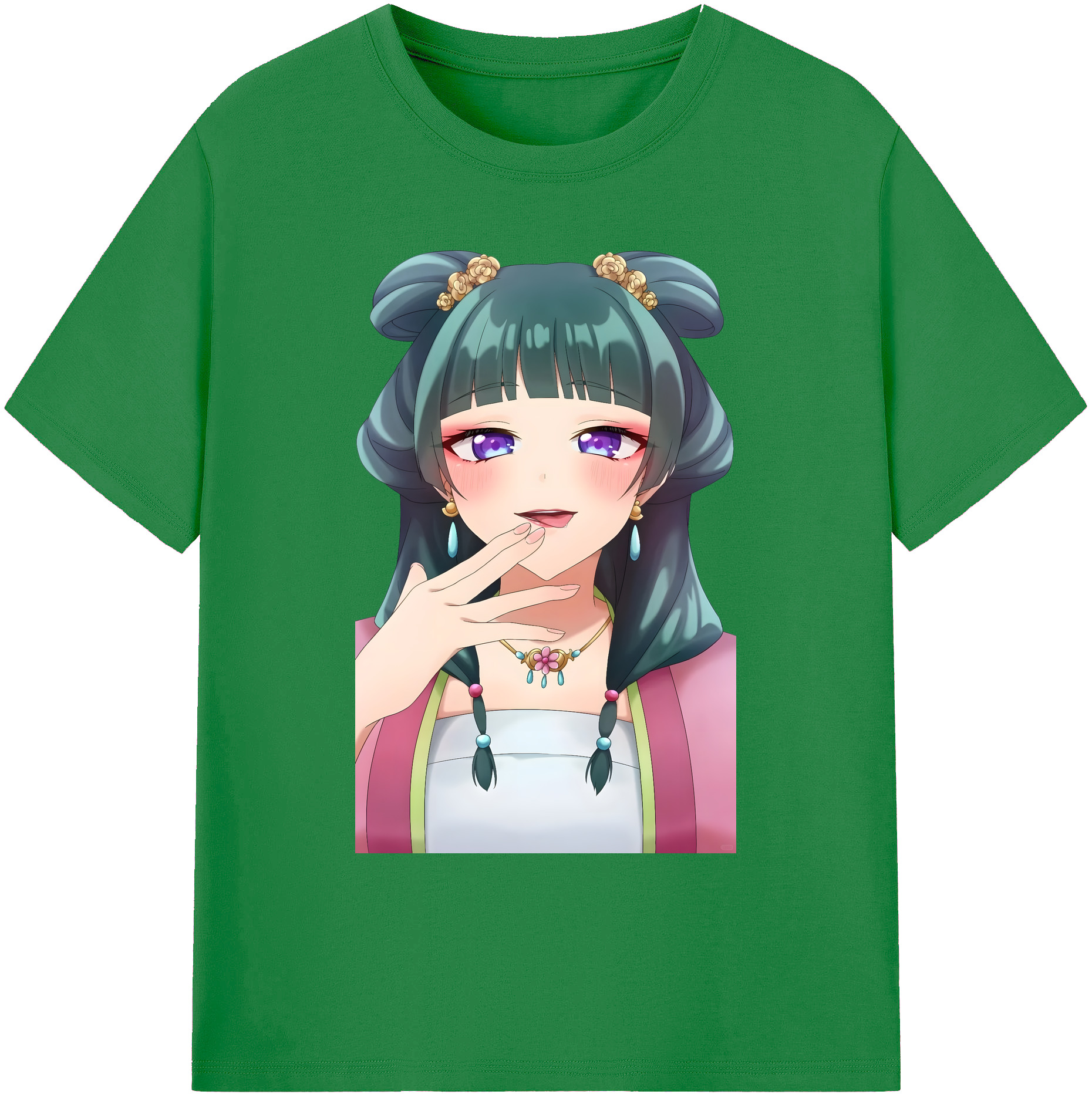 （画像用） 薬屋のひとりごと The Apothecary Diaries 綿100％ メンズ半袖Tシャツ｜肌触りやわらか＆通気性