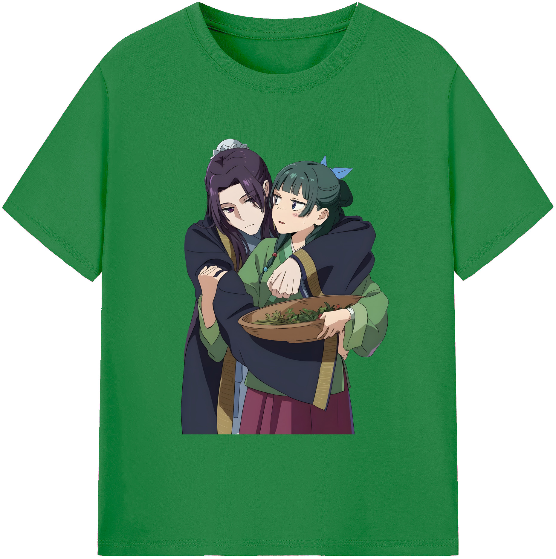 （画像用） 薬屋のひとりごと The Apothecary Diaries 綿100％ メンズ半袖Tシャツ｜肌触りやわらか＆通気性
