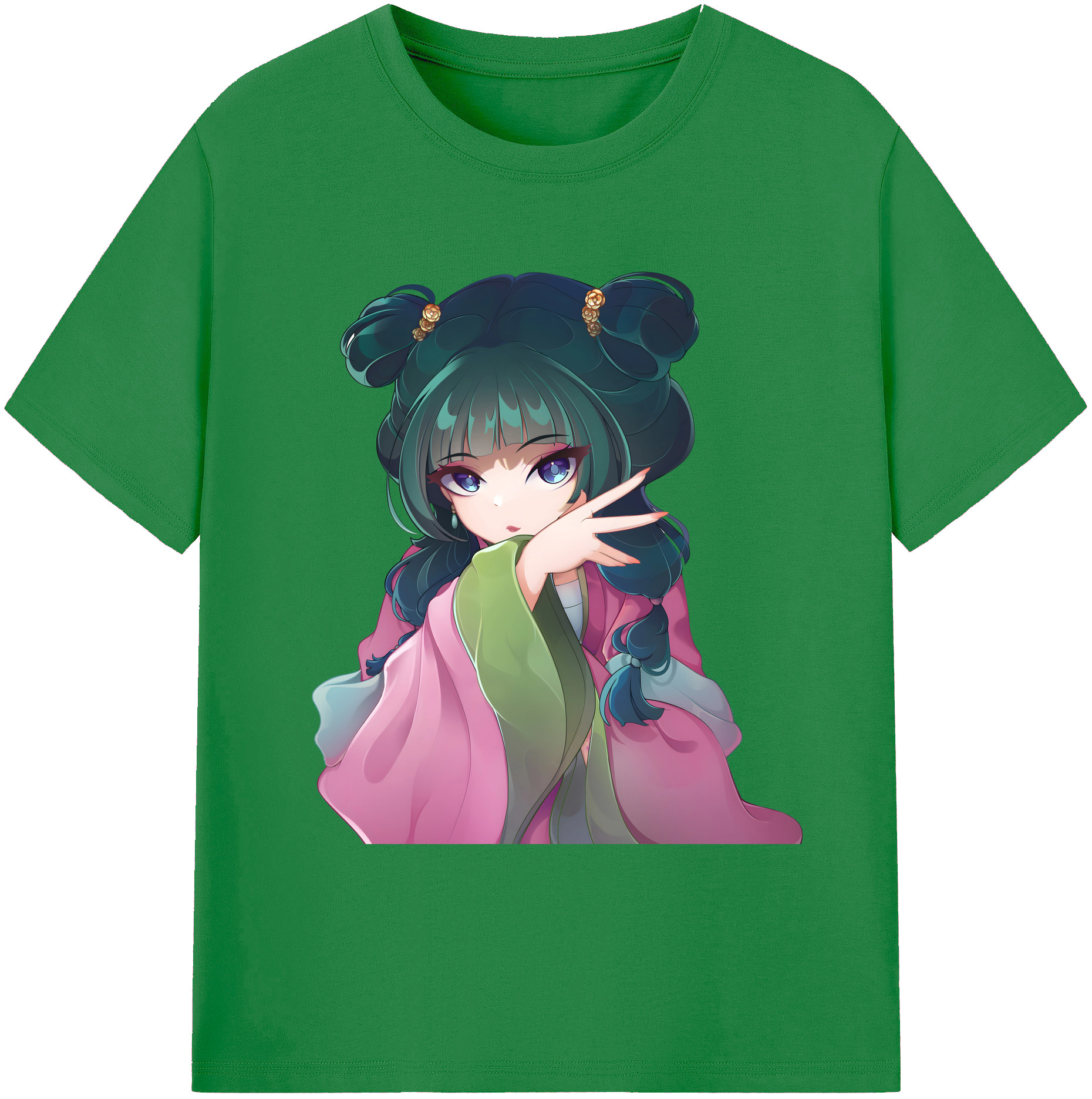 （画像用） 薬屋のひとりごと The Apothecary Diaries 綿100％ メンズ半袖Tシャツ｜肌触りやわらか＆通気性