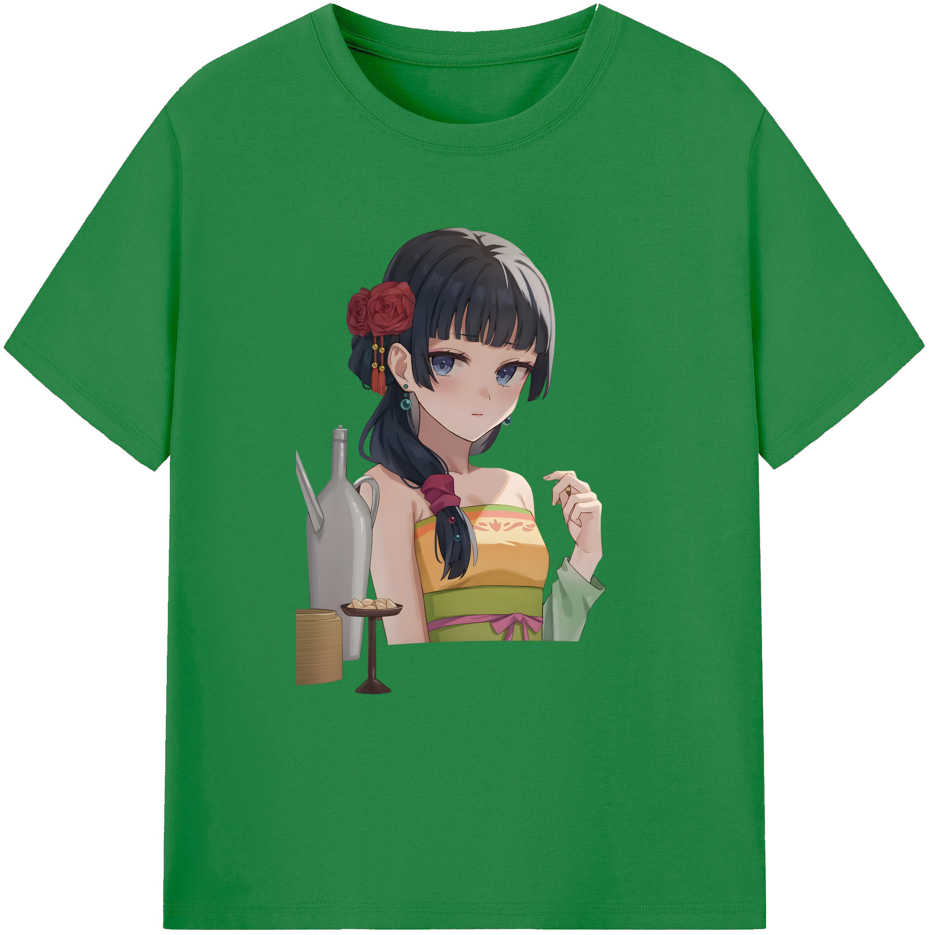（画像用） 薬屋のひとりごと The Apothecary Diaries 綿100％ メンズ半袖Tシャツ｜肌触りやわらか＆通気性
