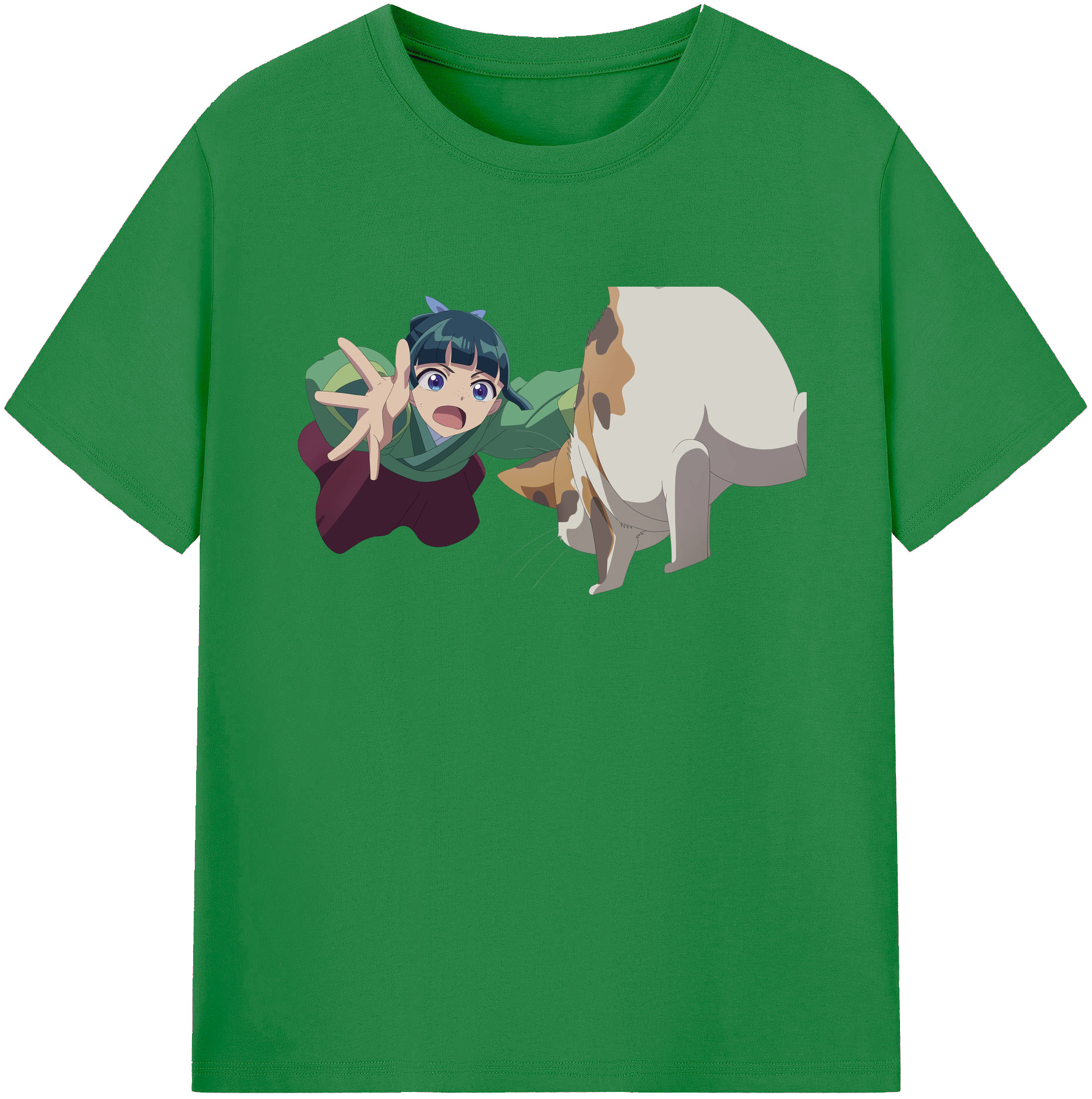 （画像用） 薬屋のひとりごと The Apothecary Diaries 綿100％ メンズ半袖Tシャツ｜肌触りやわらか＆通気性