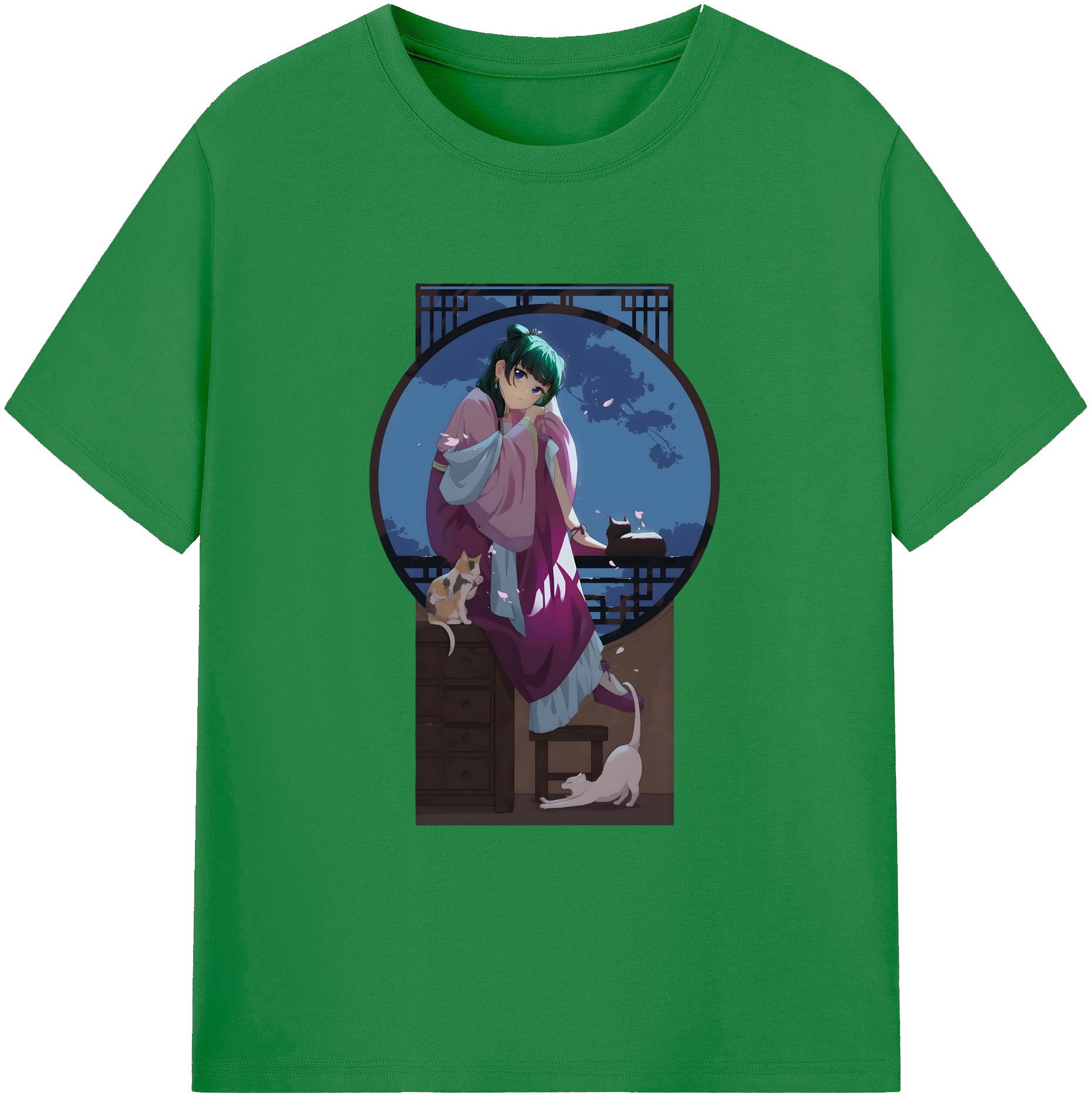 （画像用） 薬屋のひとりごと The Apothecary Diaries 綿100％ メンズ半袖Tシャツ｜肌触りやわらか＆通気性