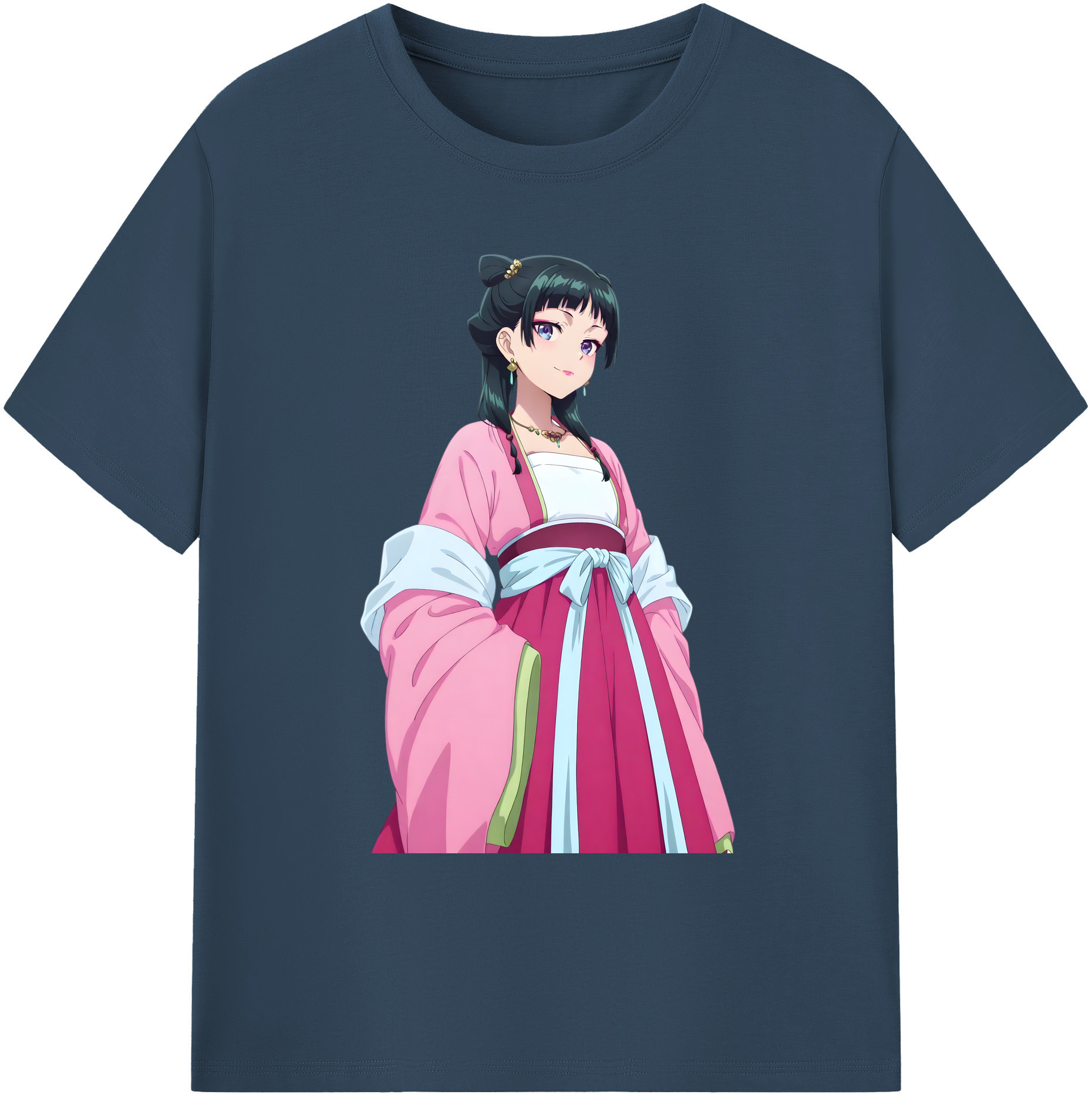 （画像用） 薬屋のひとりごと The Apothecary Diaries 綿100％ メンズ半袖Tシャツ｜肌触りやわらか＆通気性