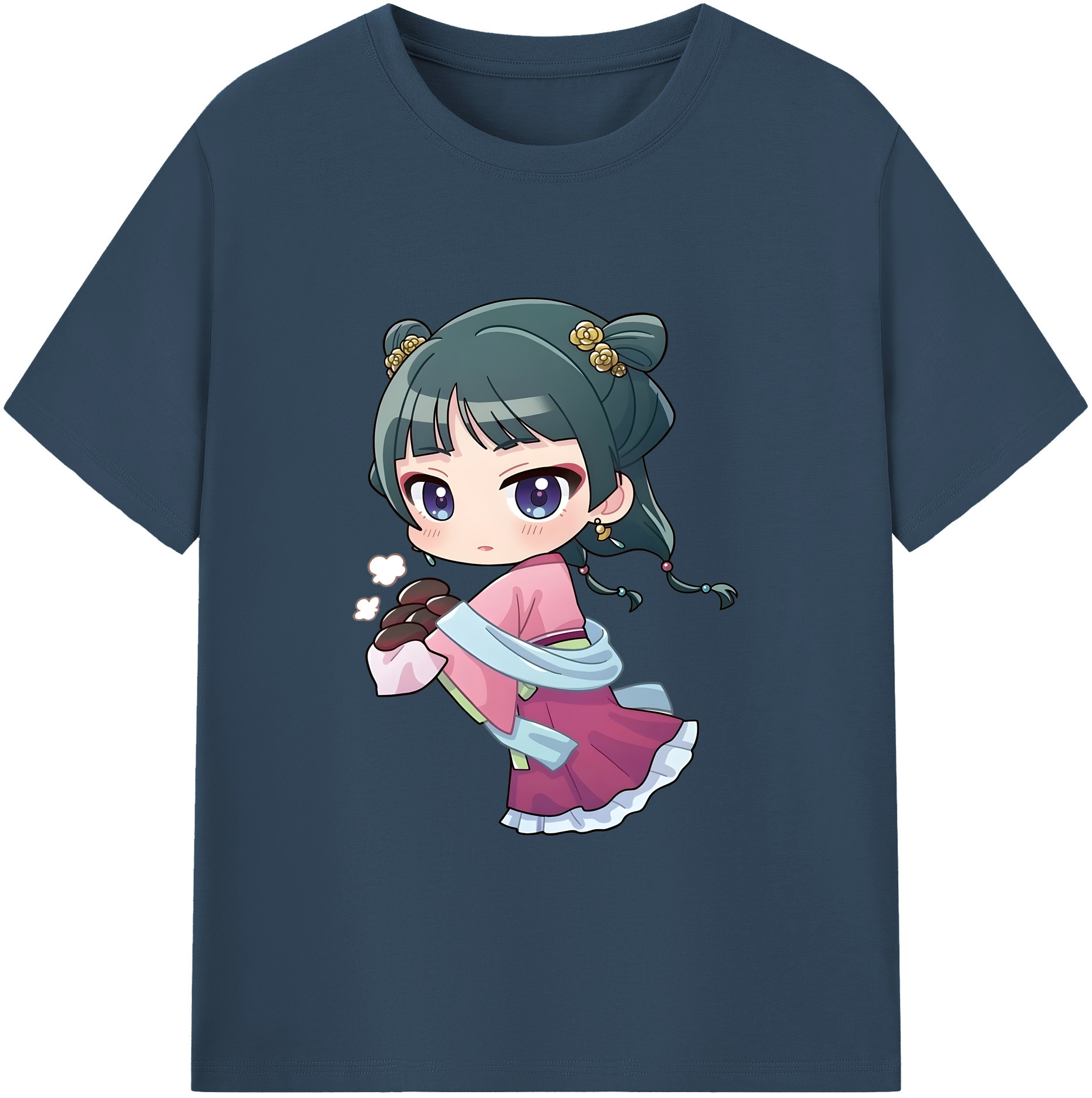 （画像用） 薬屋のひとりごと The Apothecary Diaries 綿100％ メンズ半袖Tシャツ｜肌触りやわらか＆通気性