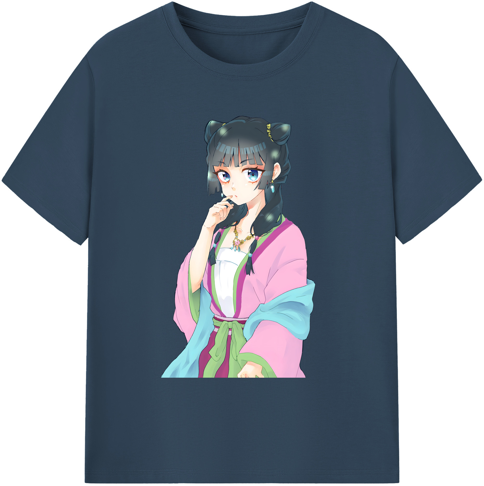 （画像用） 薬屋のひとりごと The Apothecary Diaries 綿100％ メンズ半袖Tシャツ｜肌触りやわらか＆通気性