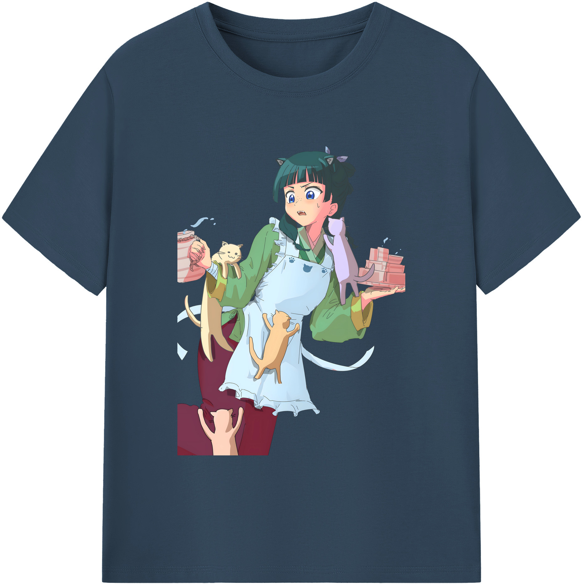 （画像用） 薬屋のひとりごと The Apothecary Diaries 綿100％ メンズ半袖Tシャツ｜肌触りやわらか＆通気性