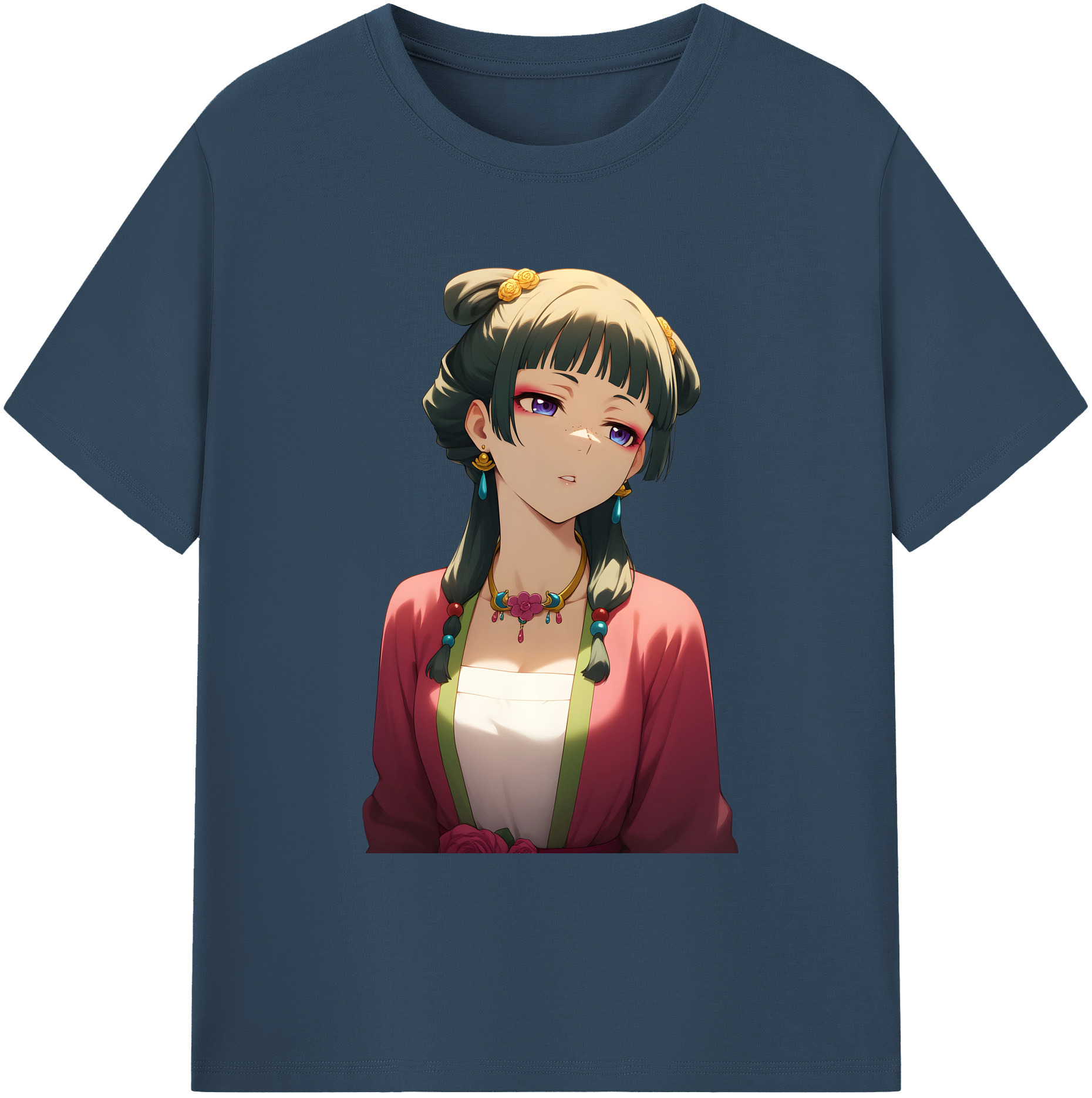 （画像用） 薬屋のひとりごと The Apothecary Diaries 綿100％ メンズ半袖Tシャツ｜肌触りやわらか＆通気性