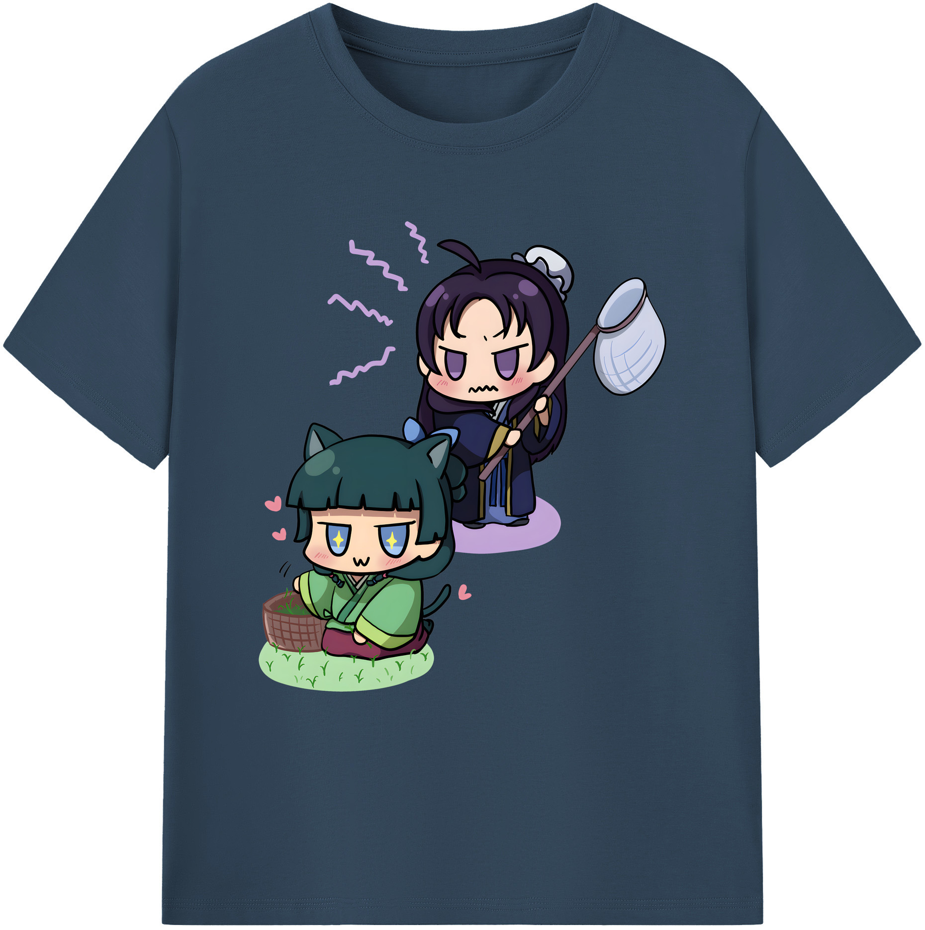 （画像用） 薬屋のひとりごと The Apothecary Diaries 綿100％ メンズ半袖Tシャツ｜肌触りやわらか＆通気性