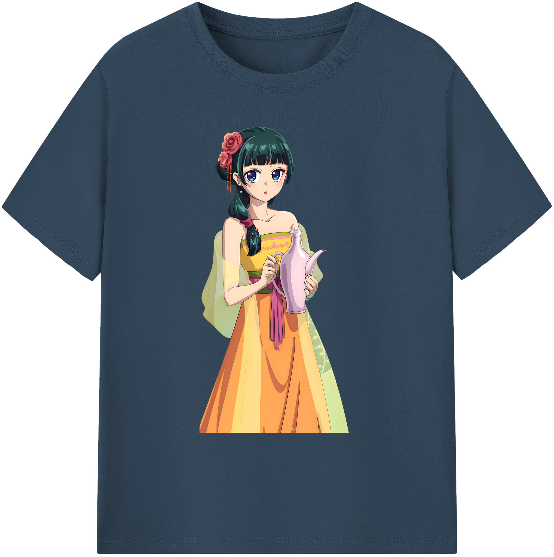 （画像用） 薬屋のひとりごと The Apothecary Diaries 綿100％ メンズ半袖Tシャツ｜肌触りやわらか＆通気性