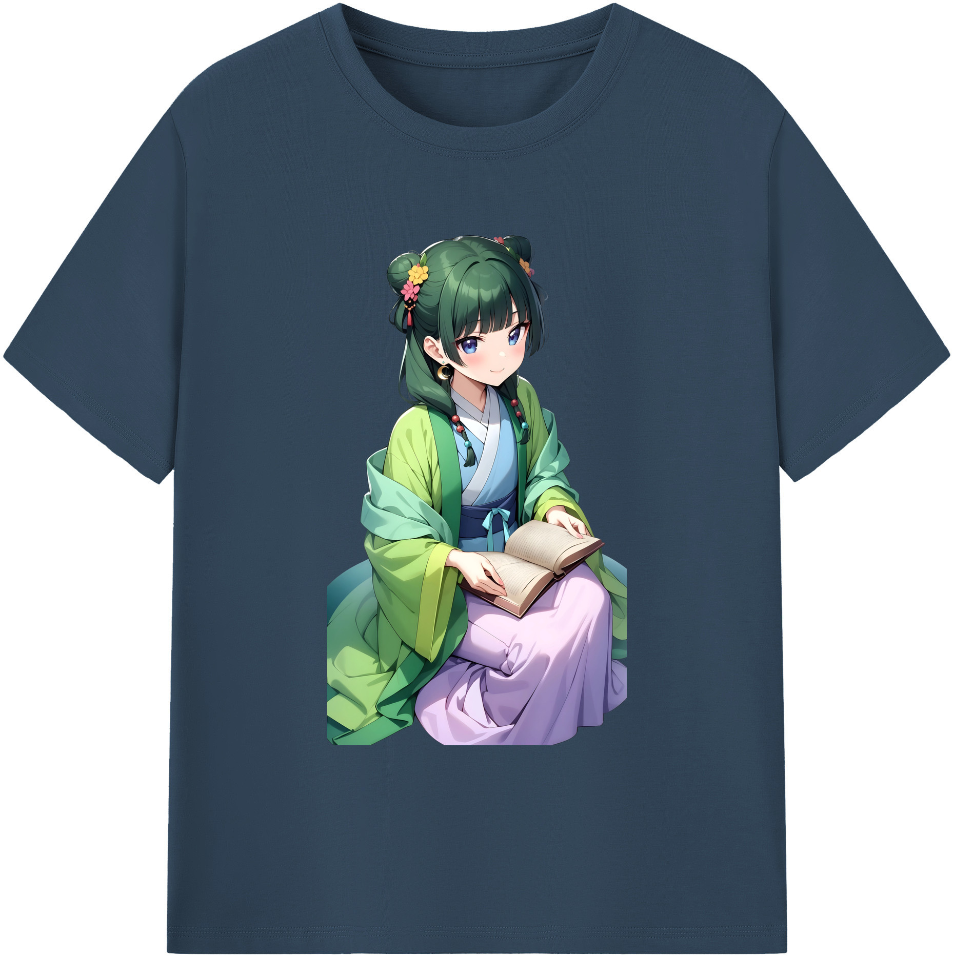 （画像用） 薬屋のひとりごと The Apothecary Diaries 綿100％ メンズ半袖Tシャツ｜肌触りやわらか＆通気性