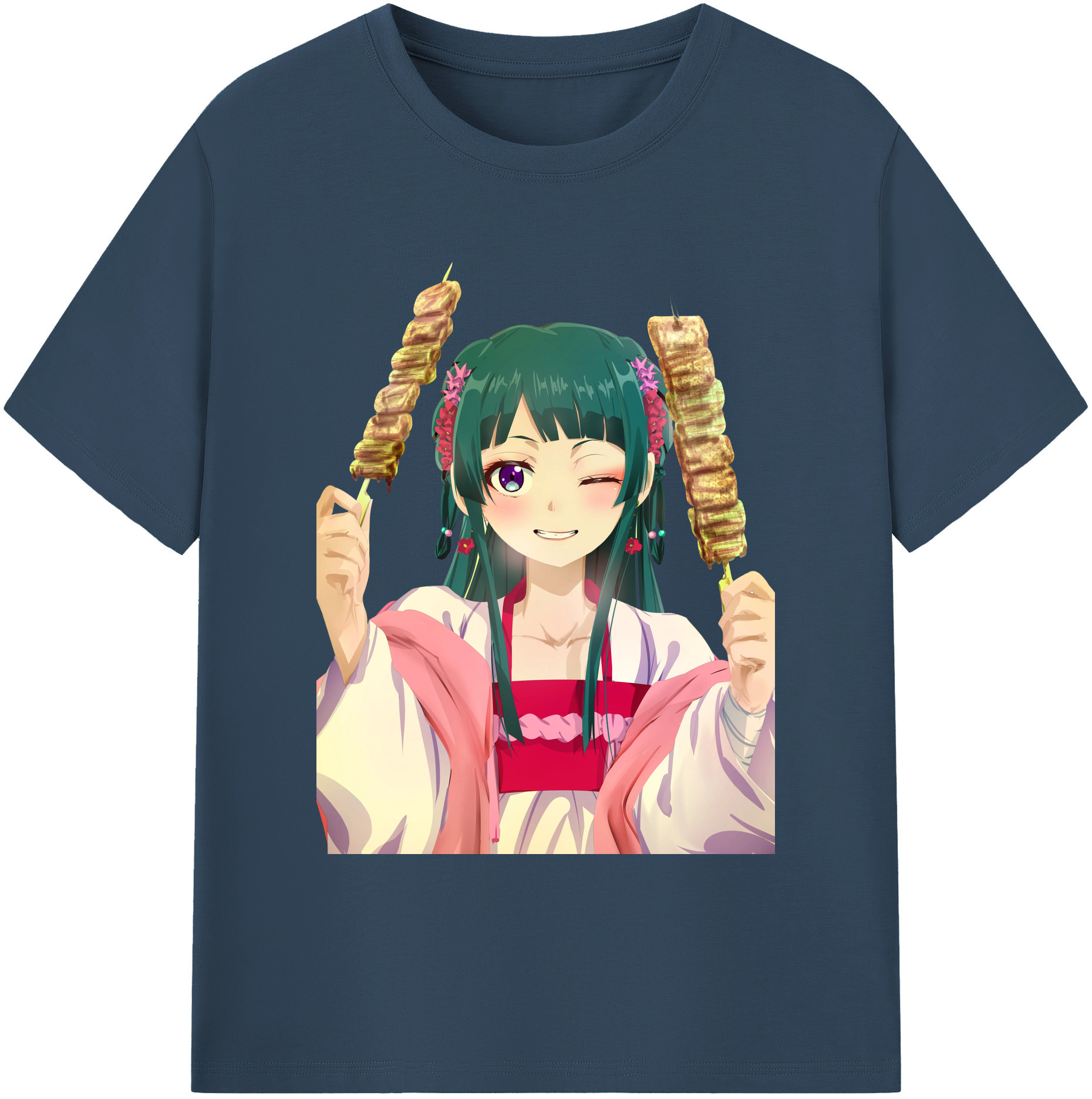 （画像用） 薬屋のひとりごと The Apothecary Diaries 綿100％ メンズ半袖Tシャツ｜肌触りやわらか＆通気性
