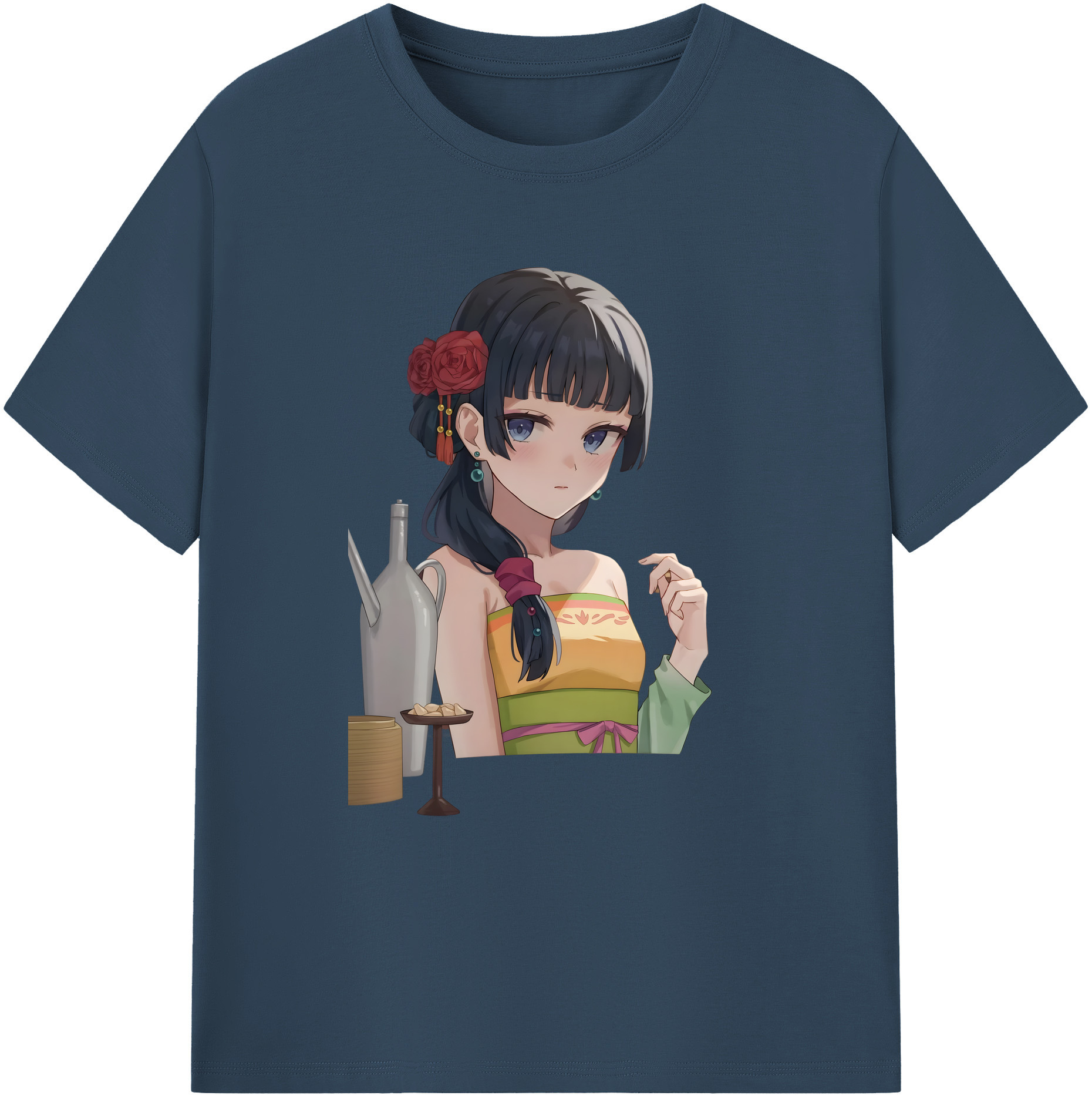 （画像用） 薬屋のひとりごと The Apothecary Diaries 綿100％ メンズ半袖Tシャツ｜肌触りやわらか＆通気性