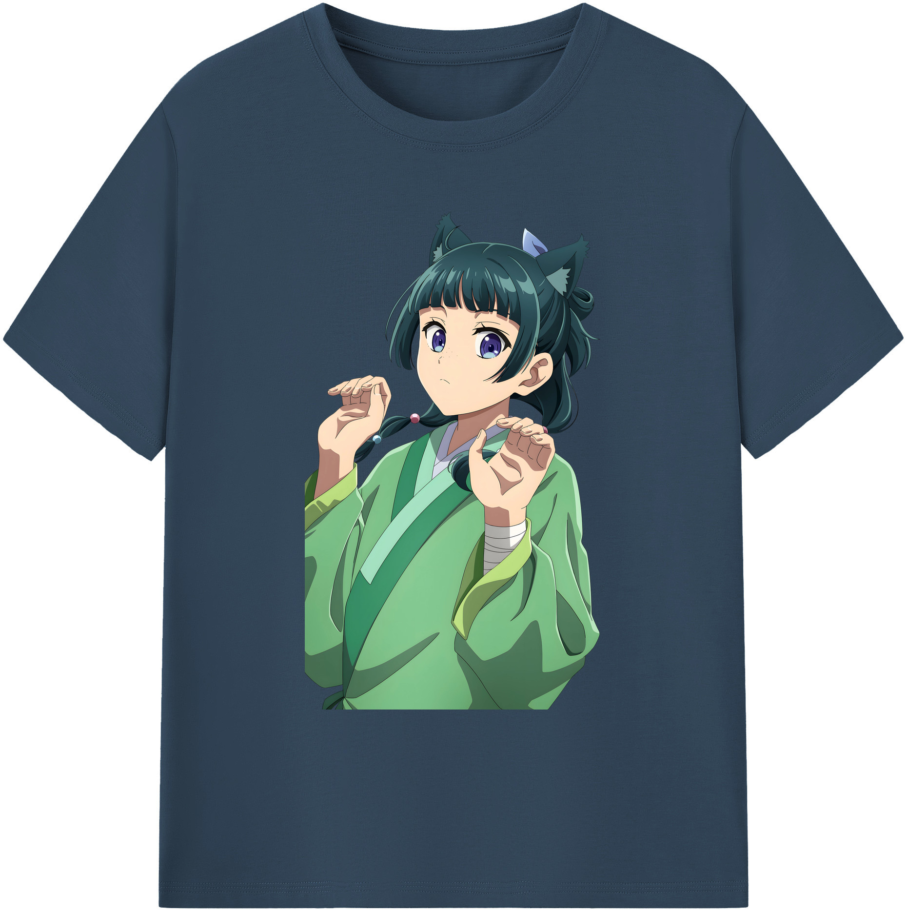 （画像用） 薬屋のひとりごと The Apothecary Diaries 綿100％ メンズ半袖Tシャツ｜肌触りやわらか＆通気性