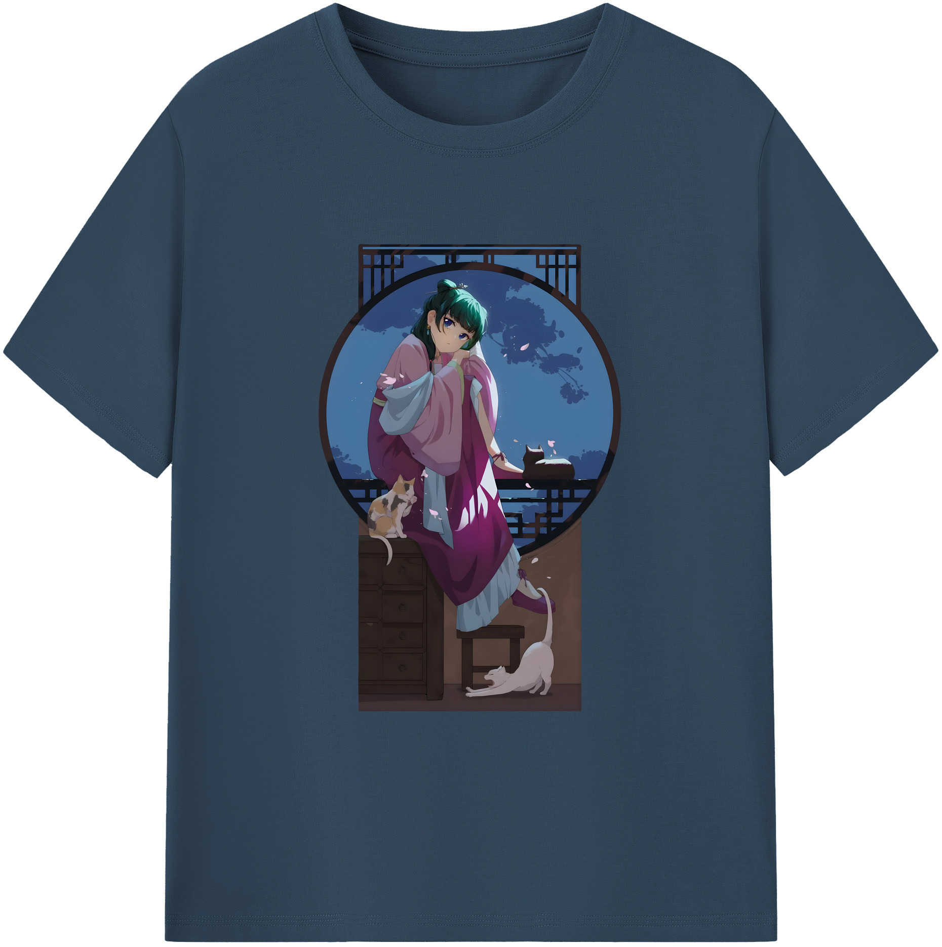 （画像用） 薬屋のひとりごと The Apothecary Diaries 綿100％ メンズ半袖Tシャツ｜肌触りやわらか＆通気性