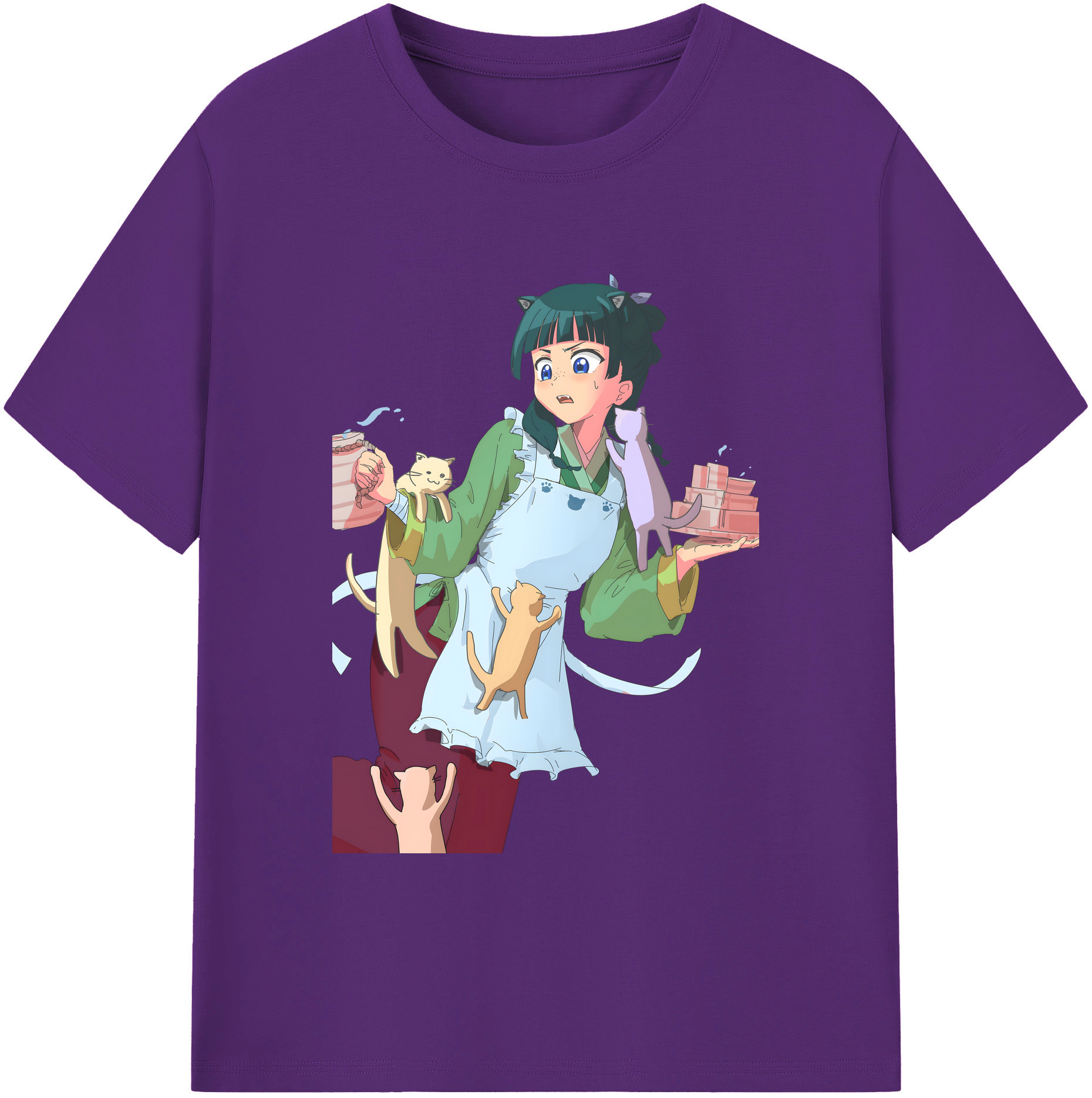 （画像用） 薬屋のひとりごと The Apothecary Diaries 綿100％ メンズ半袖Tシャツ｜肌触りやわらか＆通気性