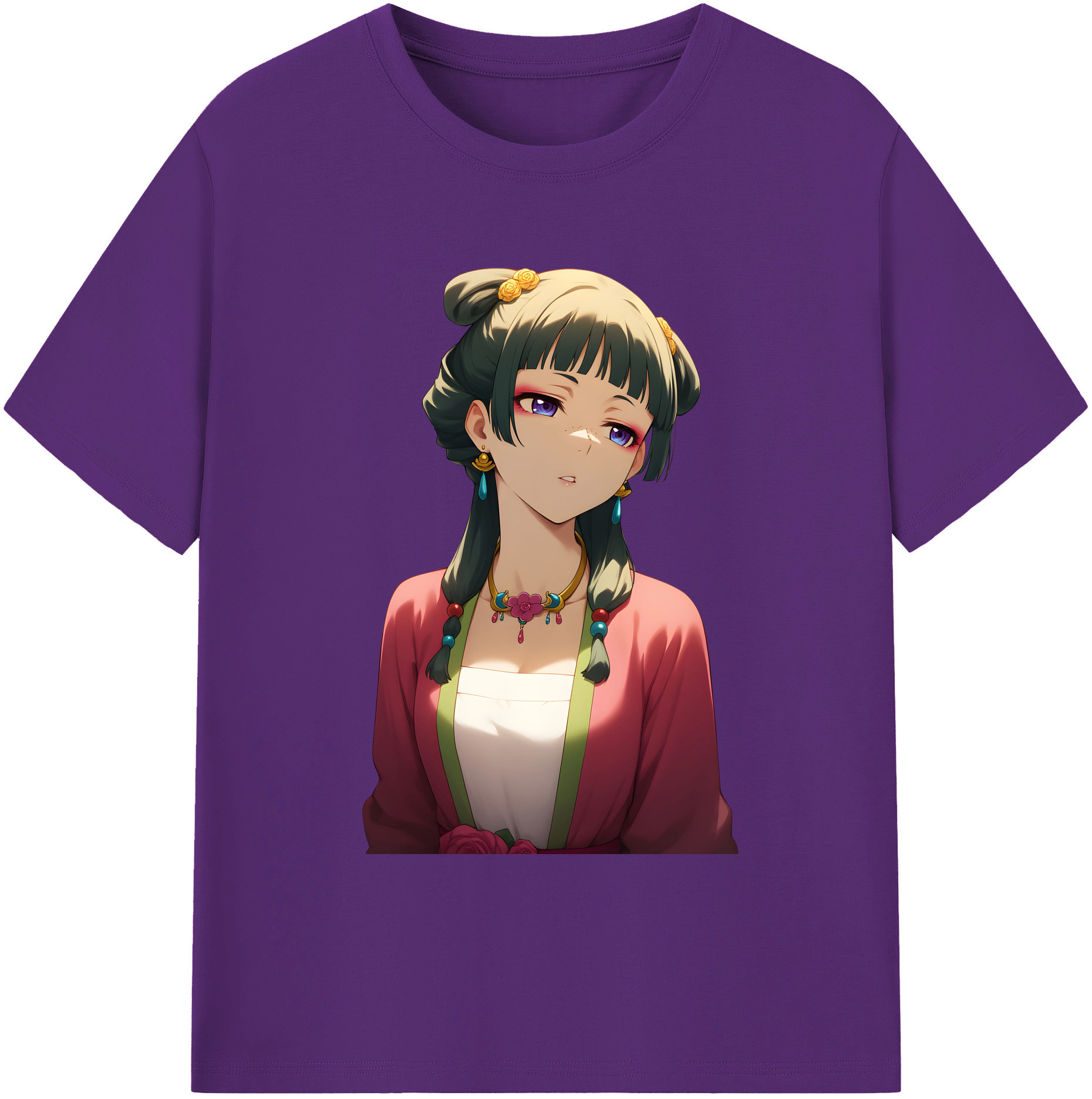 （画像用） 薬屋のひとりごと The Apothecary Diaries 綿100％ メンズ半袖Tシャツ｜肌触りやわらか＆通気性