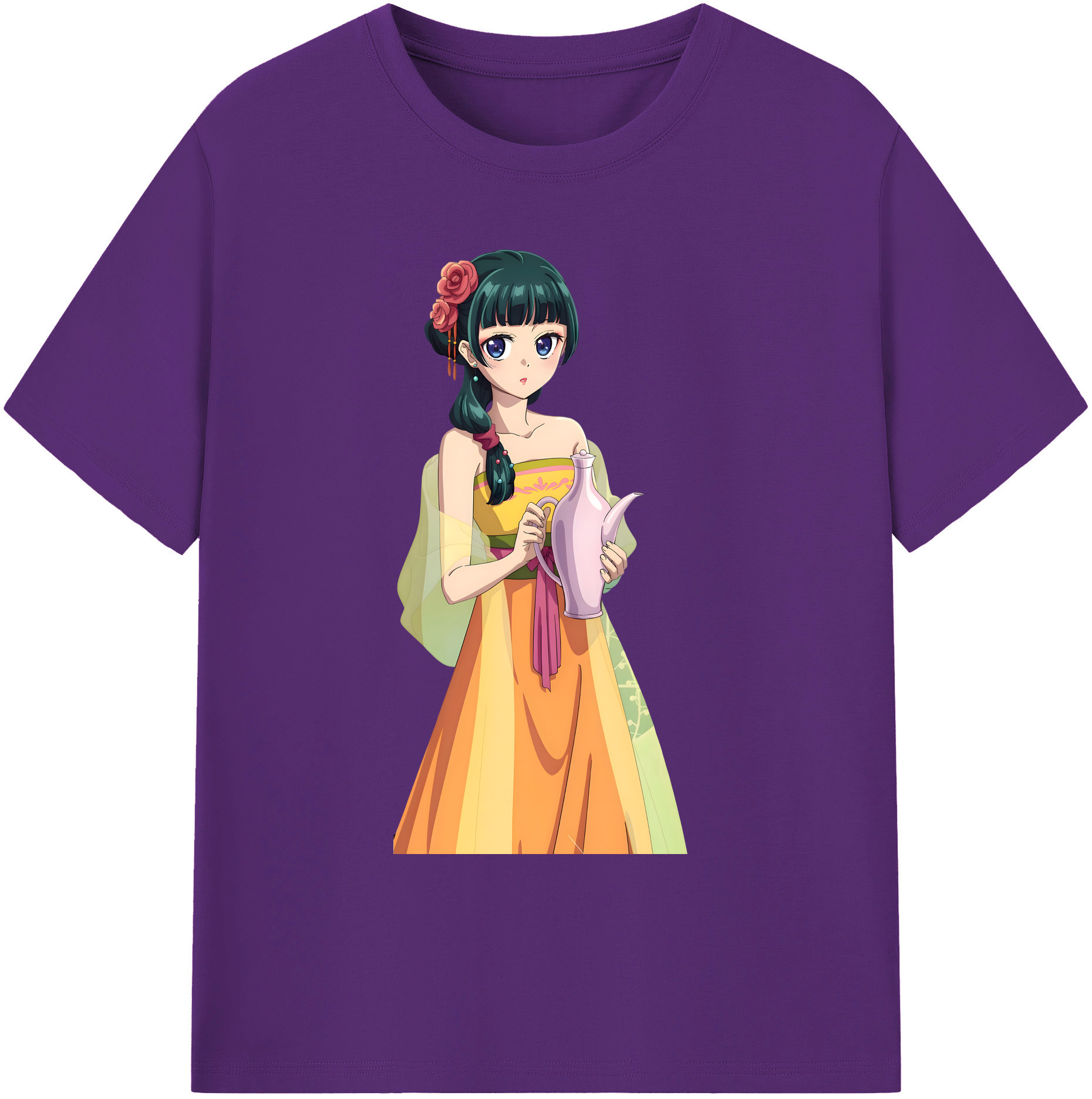 （画像用） 薬屋のひとりごと The Apothecary Diaries 綿100％ メンズ半袖Tシャツ｜肌触りやわらか＆通気性
