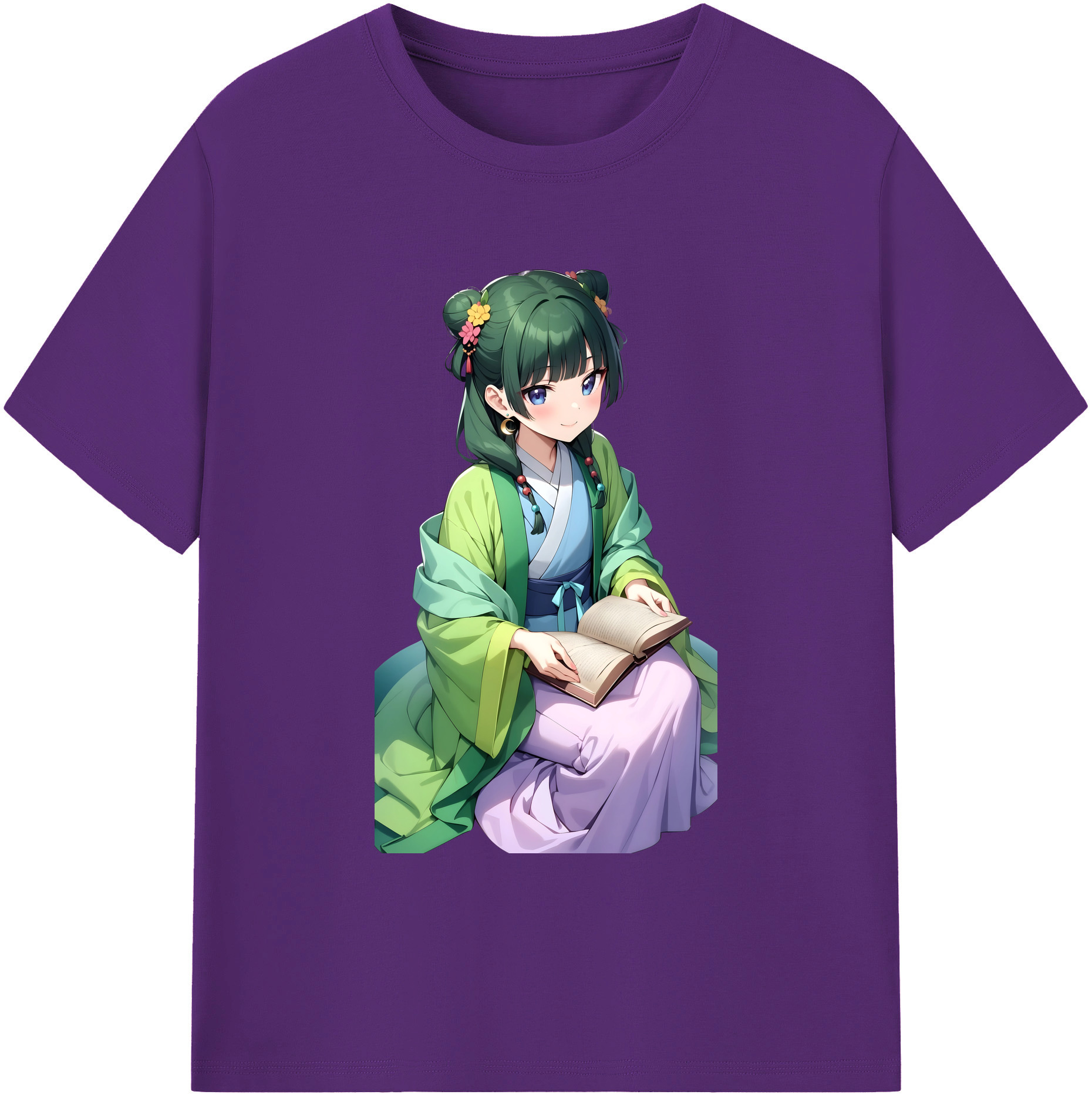 （画像用） 薬屋のひとりごと The Apothecary Diaries 綿100％ メンズ半袖Tシャツ｜肌触りやわらか＆通気性