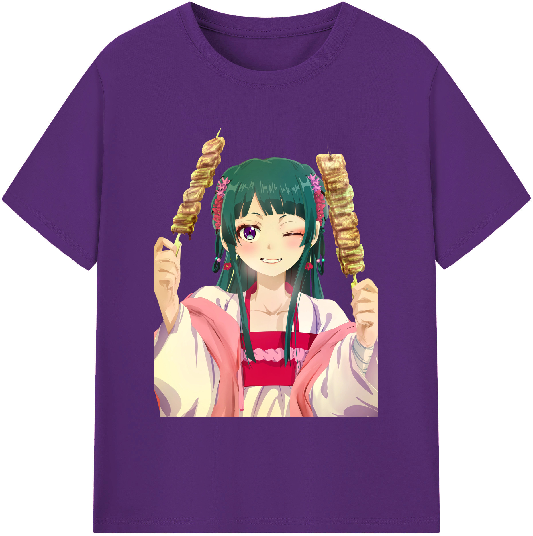 （画像用） 薬屋のひとりごと The Apothecary Diaries 綿100％ メンズ半袖Tシャツ｜肌触りやわらか＆通気性