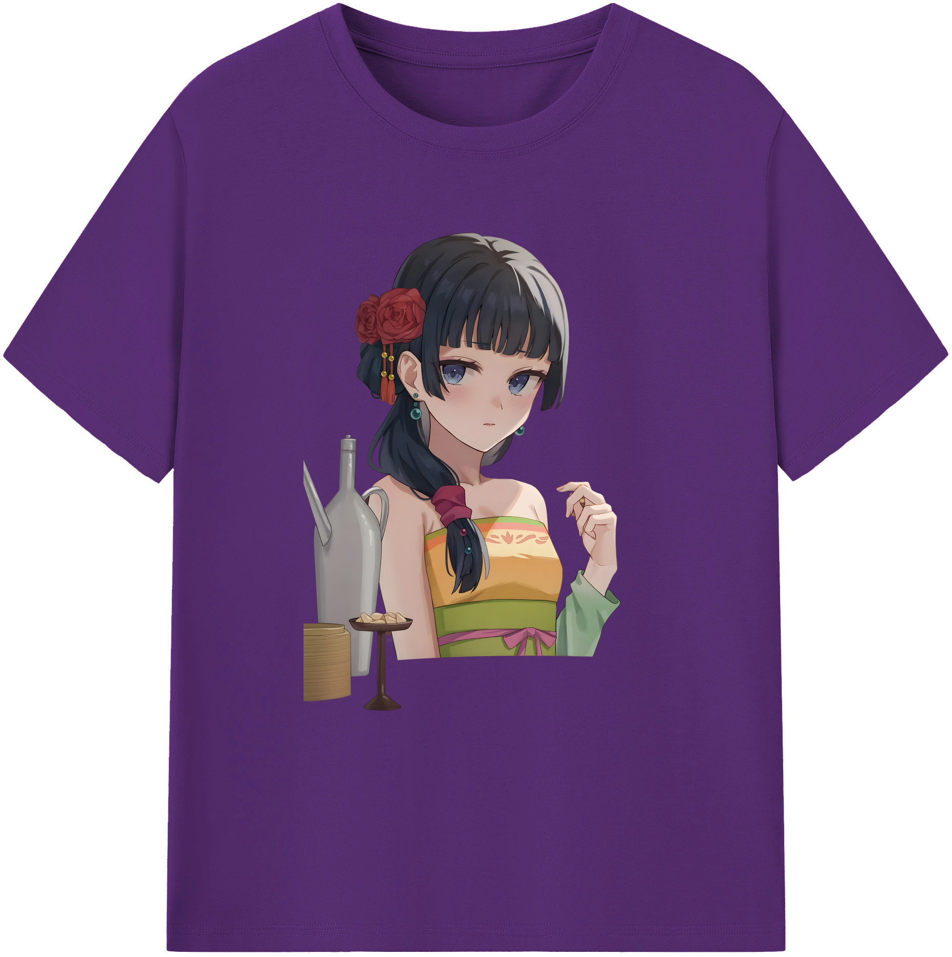 （画像用） 薬屋のひとりごと The Apothecary Diaries 綿100％ メンズ半袖Tシャツ｜肌触りやわらか＆通気性