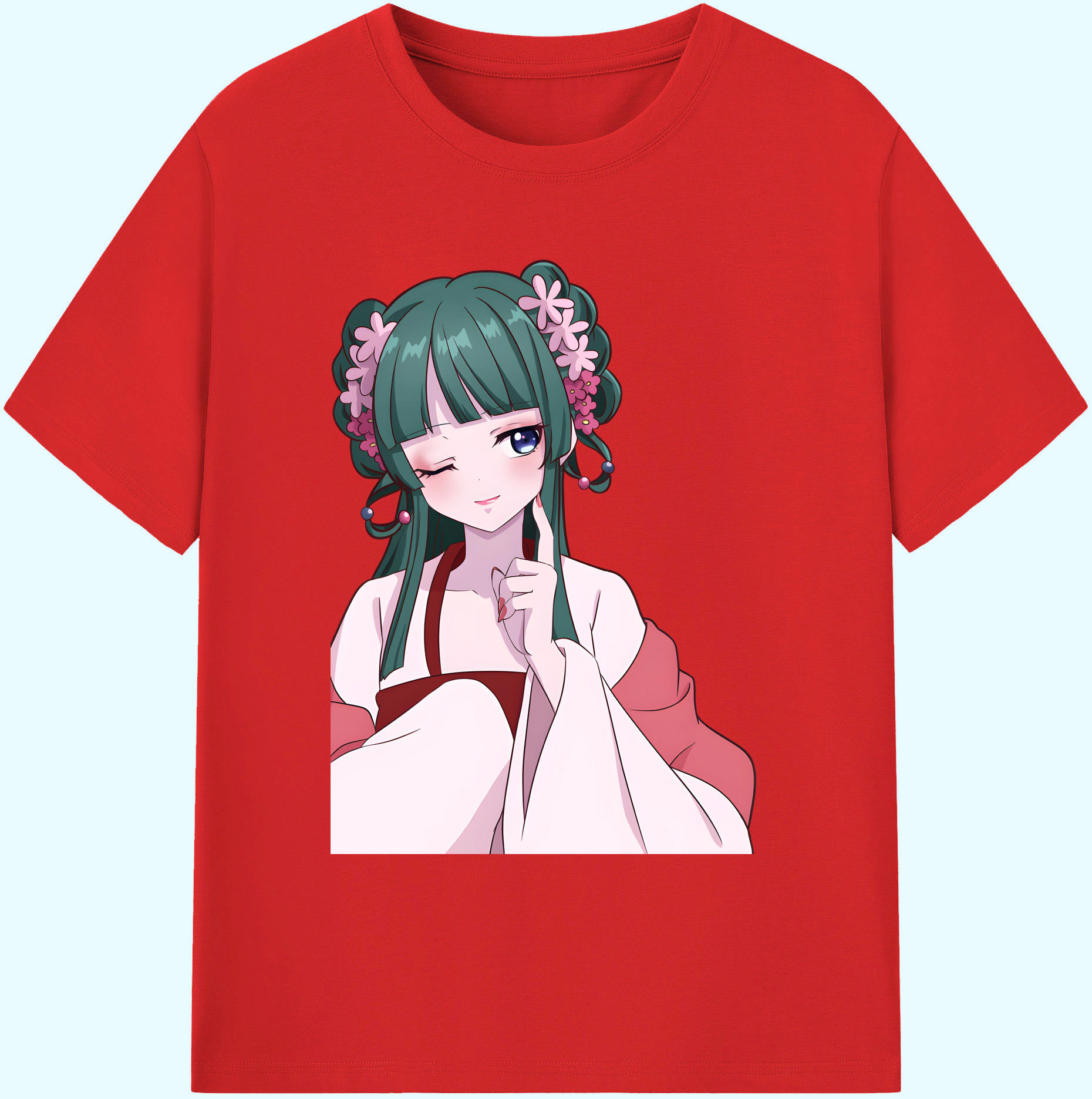 （画像用） 薬屋のひとりごと The Apothecary Diaries 綿100％ メンズ半袖Tシャツ｜肌触りやわらか＆通気性