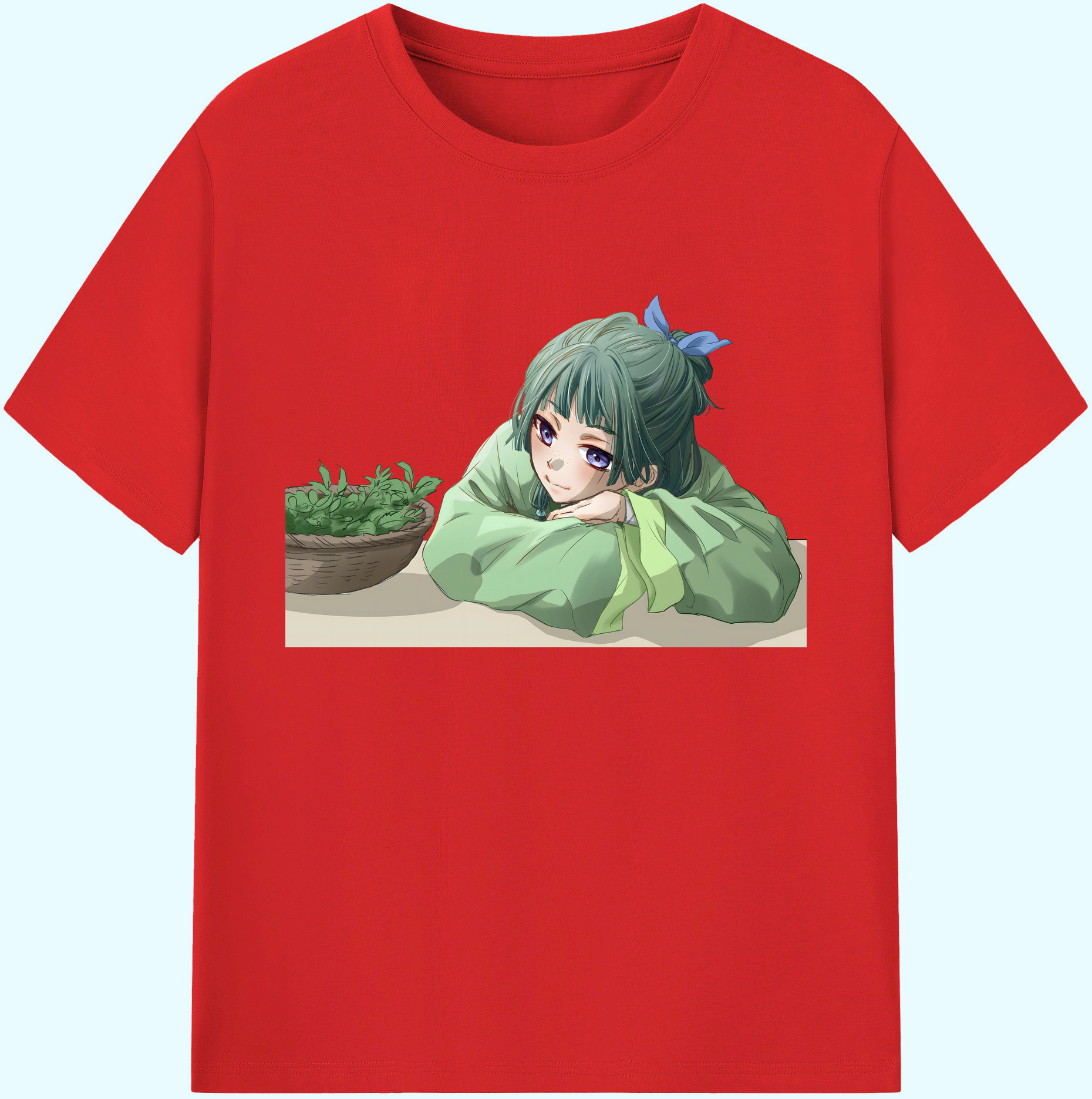 （画像用） 薬屋のひとりごと The Apothecary Diaries 綿100％ メンズ半袖Tシャツ｜肌触りやわらか＆通気性
