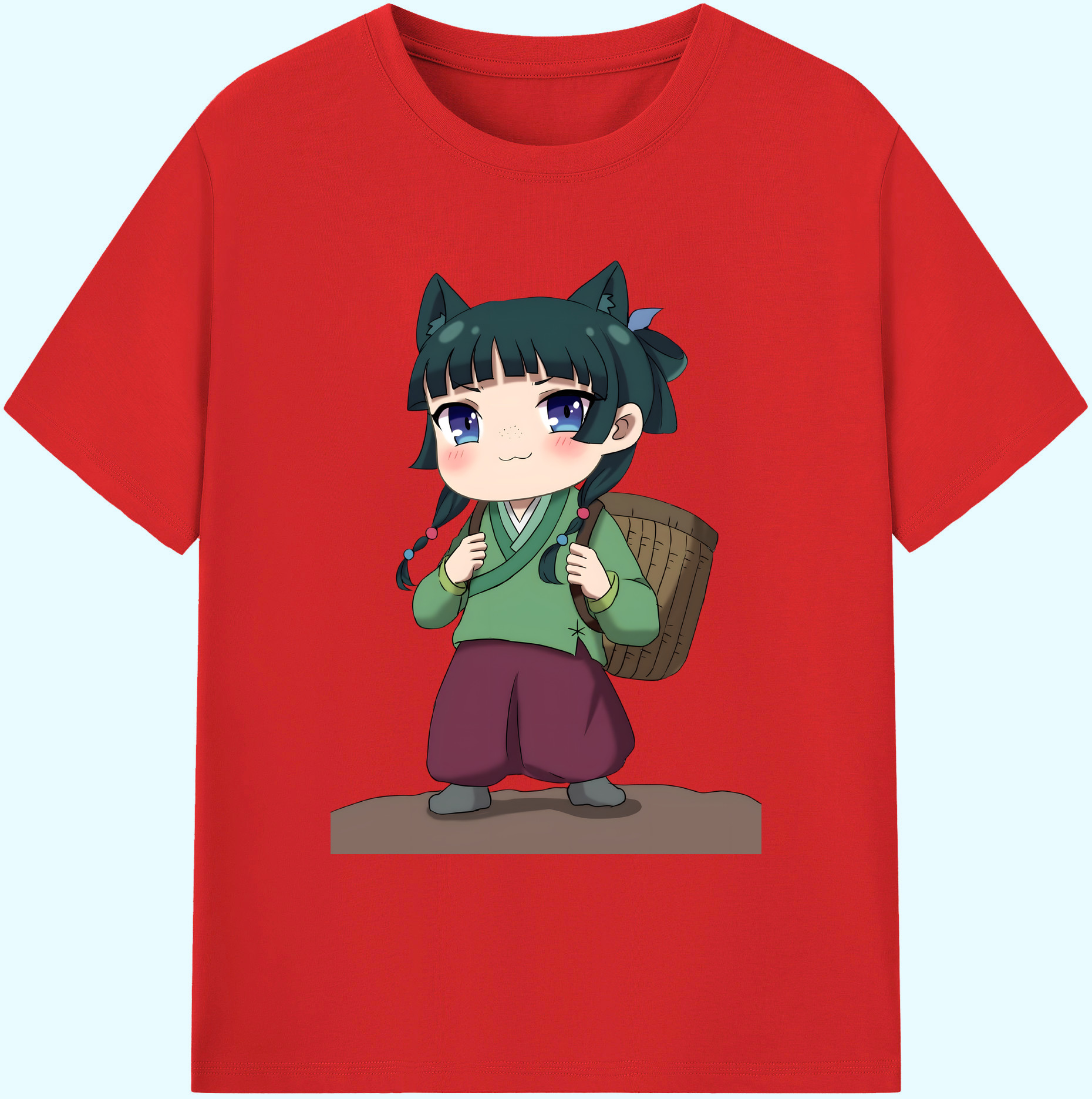 （画像用） 薬屋のひとりごと The Apothecary Diaries 綿100％ メンズ半袖Tシャツ｜肌触りやわらか＆通気性
