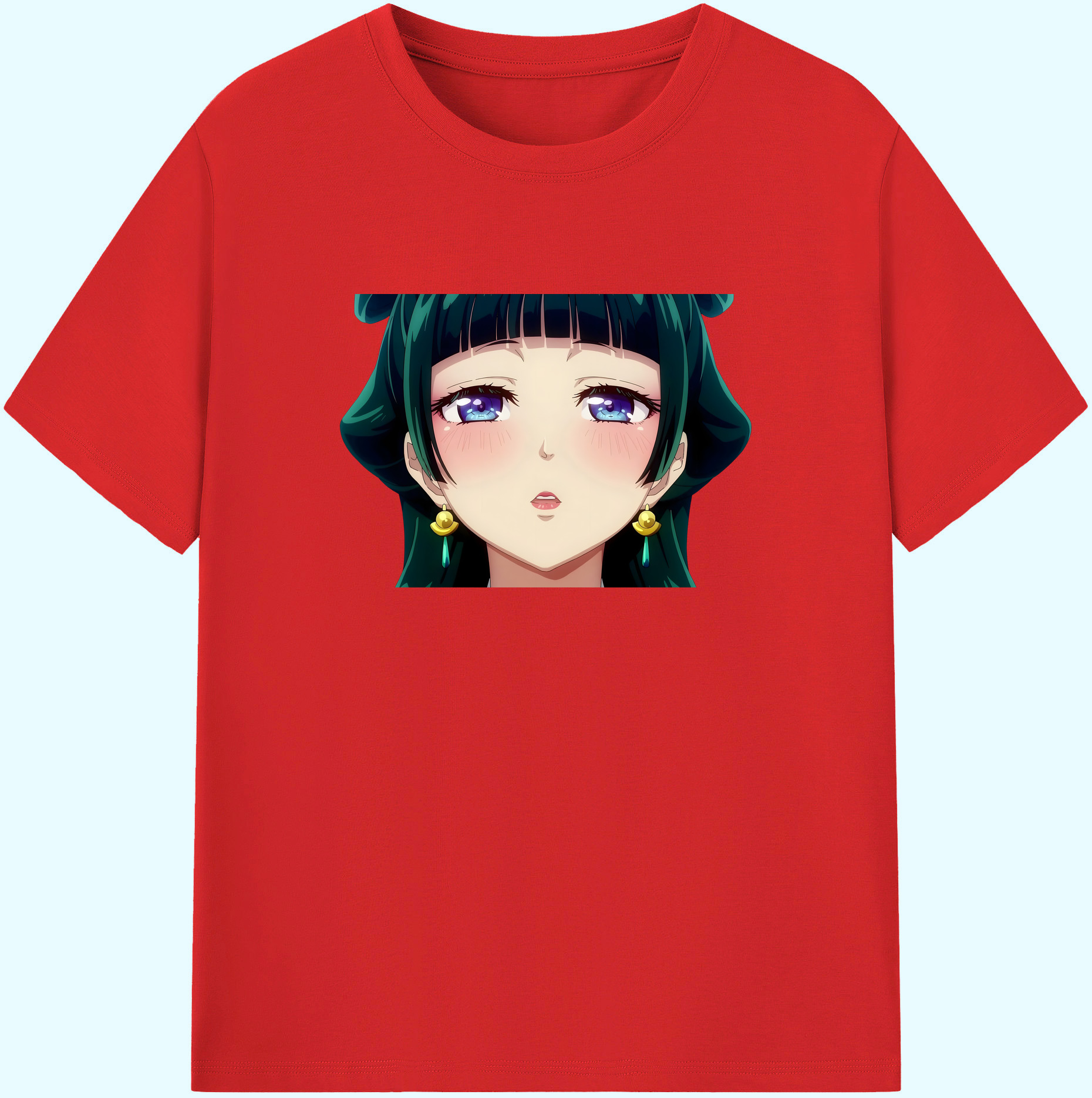 （画像用） 薬屋のひとりごと The Apothecary Diaries 綿100％ メンズ半袖Tシャツ｜肌触りやわらか＆通気性
