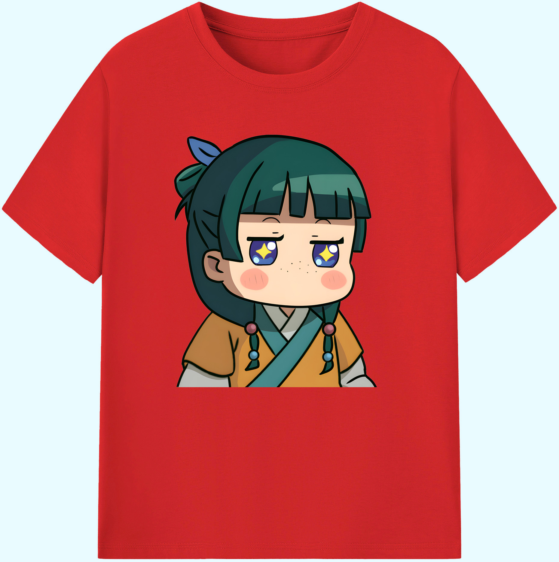 （画像用） 薬屋のひとりごと The Apothecary Diaries 綿100％ メンズ半袖Tシャツ｜肌触りやわらか＆通気性