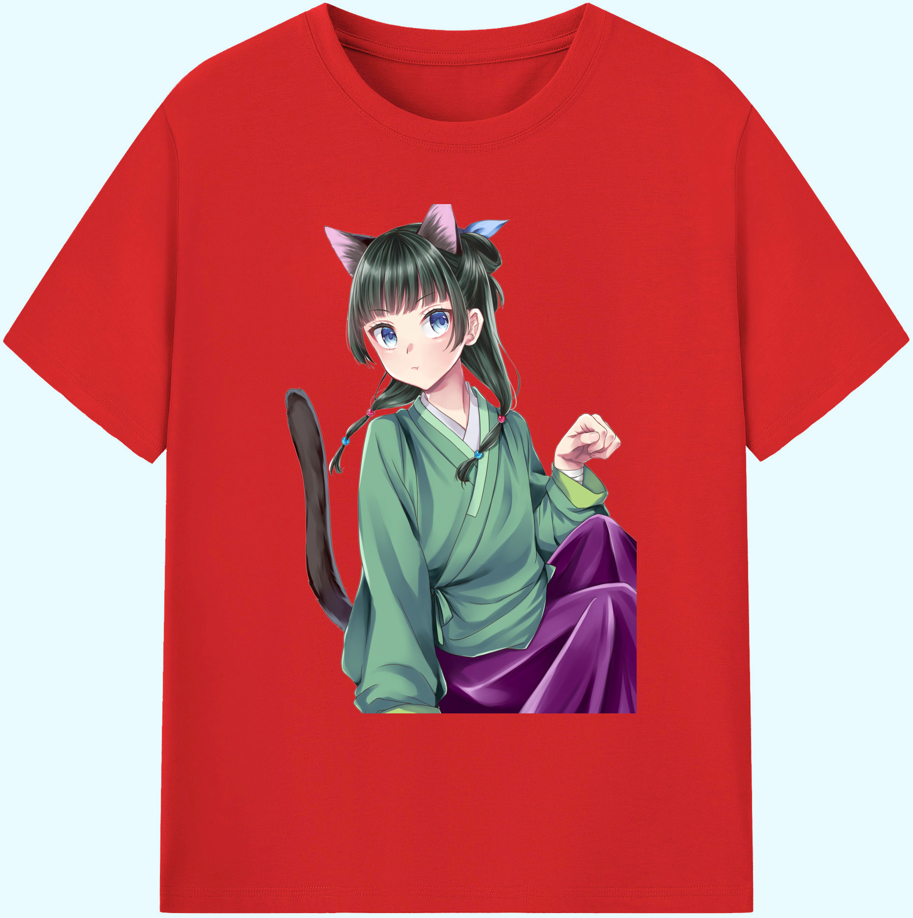 （画像用） 薬屋のひとりごと The Apothecary Diaries 綿100％ メンズ半袖Tシャツ｜肌触りやわらか＆通気性