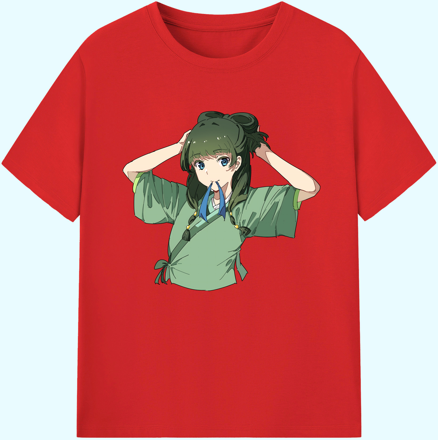 （画像用） 薬屋のひとりごと The Apothecary Diaries 綿100％ メンズ半袖Tシャツ｜肌触りやわらか＆通気性