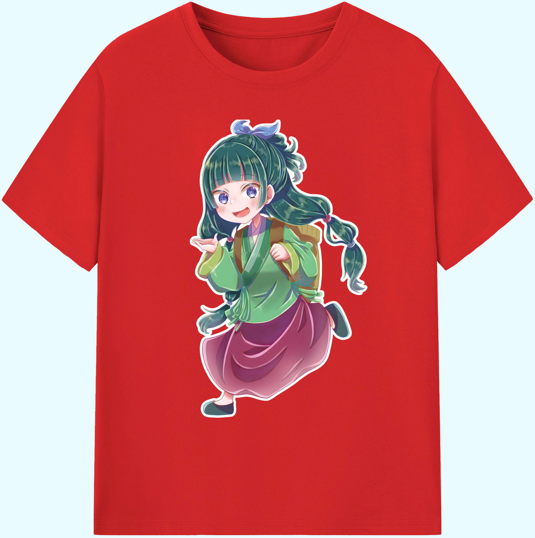 （画像用） 薬屋のひとりごと The Apothecary Diaries 綿100％ メンズ半袖Tシャツ｜肌触りやわらか＆通気性