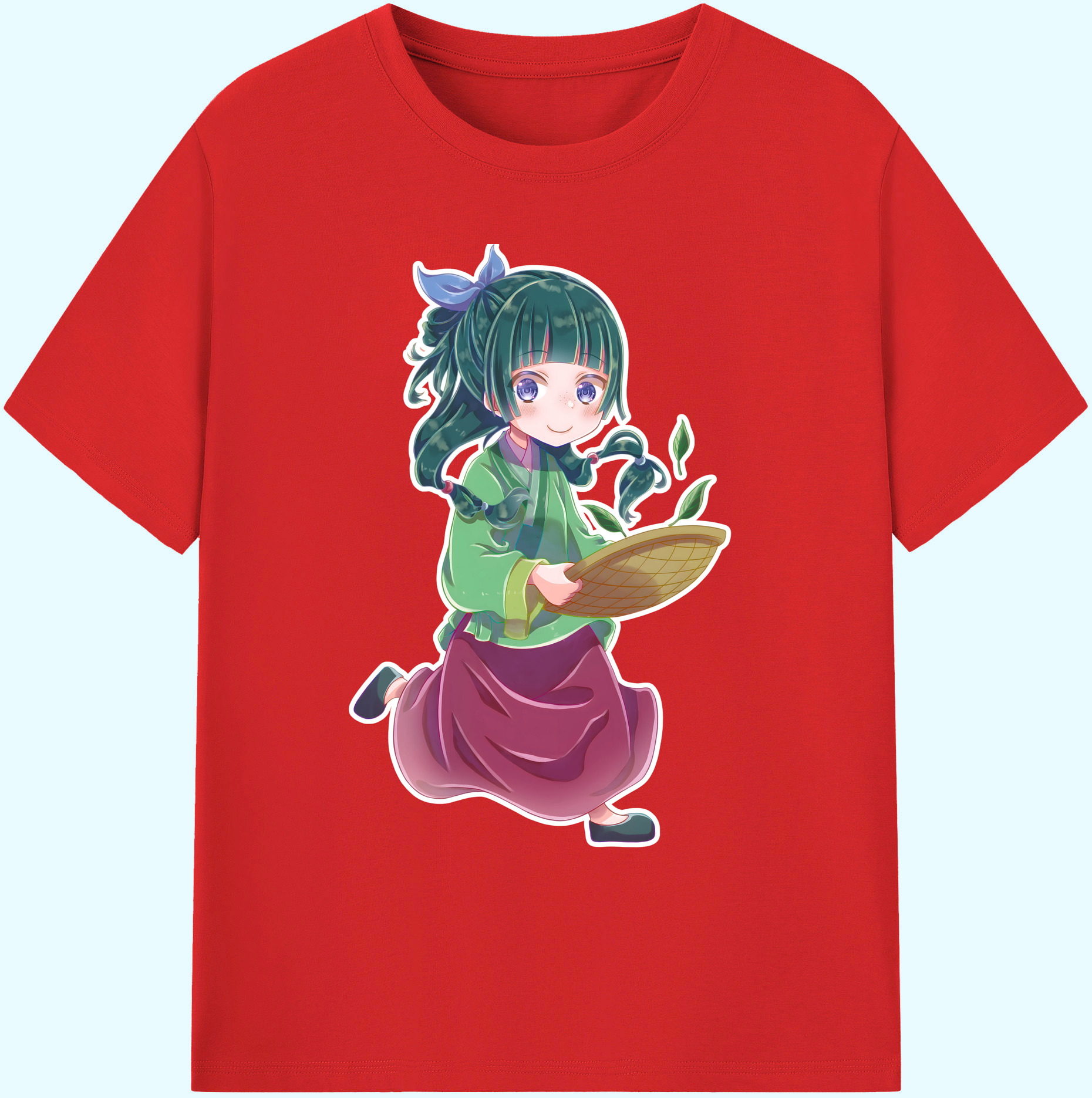 （画像用） 薬屋のひとりごと The Apothecary Diaries 綿100％ メンズ半袖Tシャツ｜肌触りやわらか＆通気性