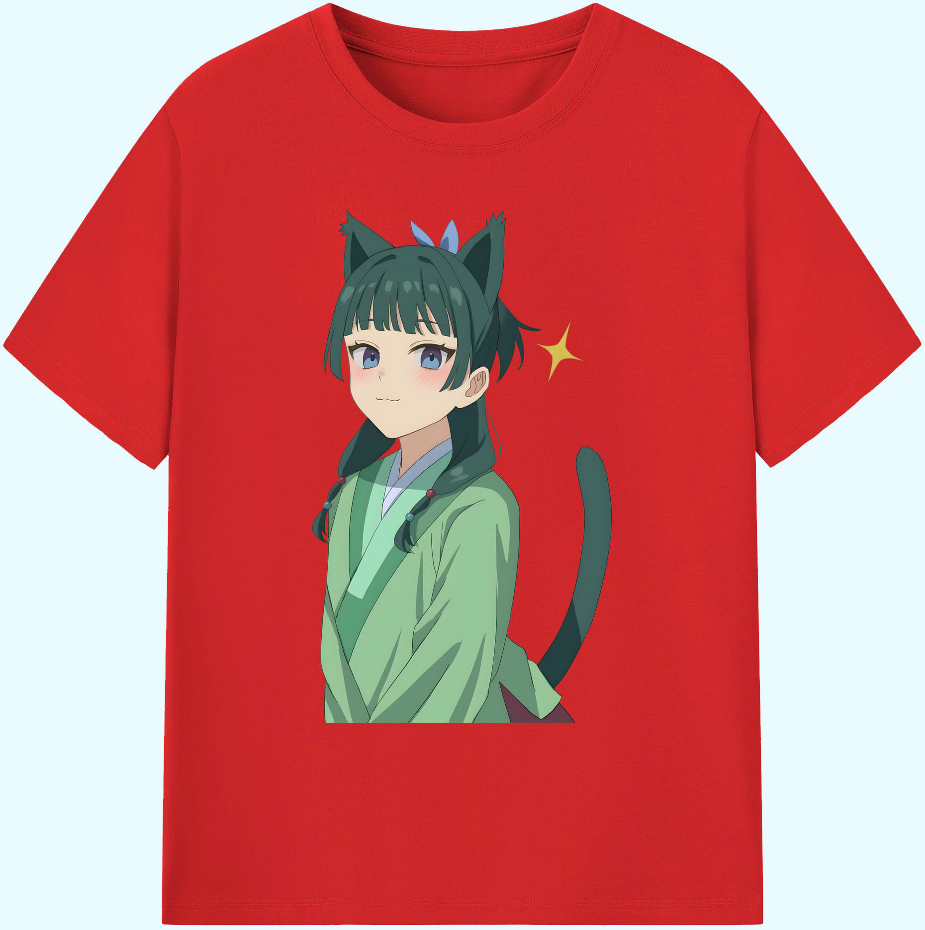 （画像用） 薬屋のひとりごと The Apothecary Diaries 綿100％ メンズ半袖Tシャツ｜肌触りやわらか＆通気性
