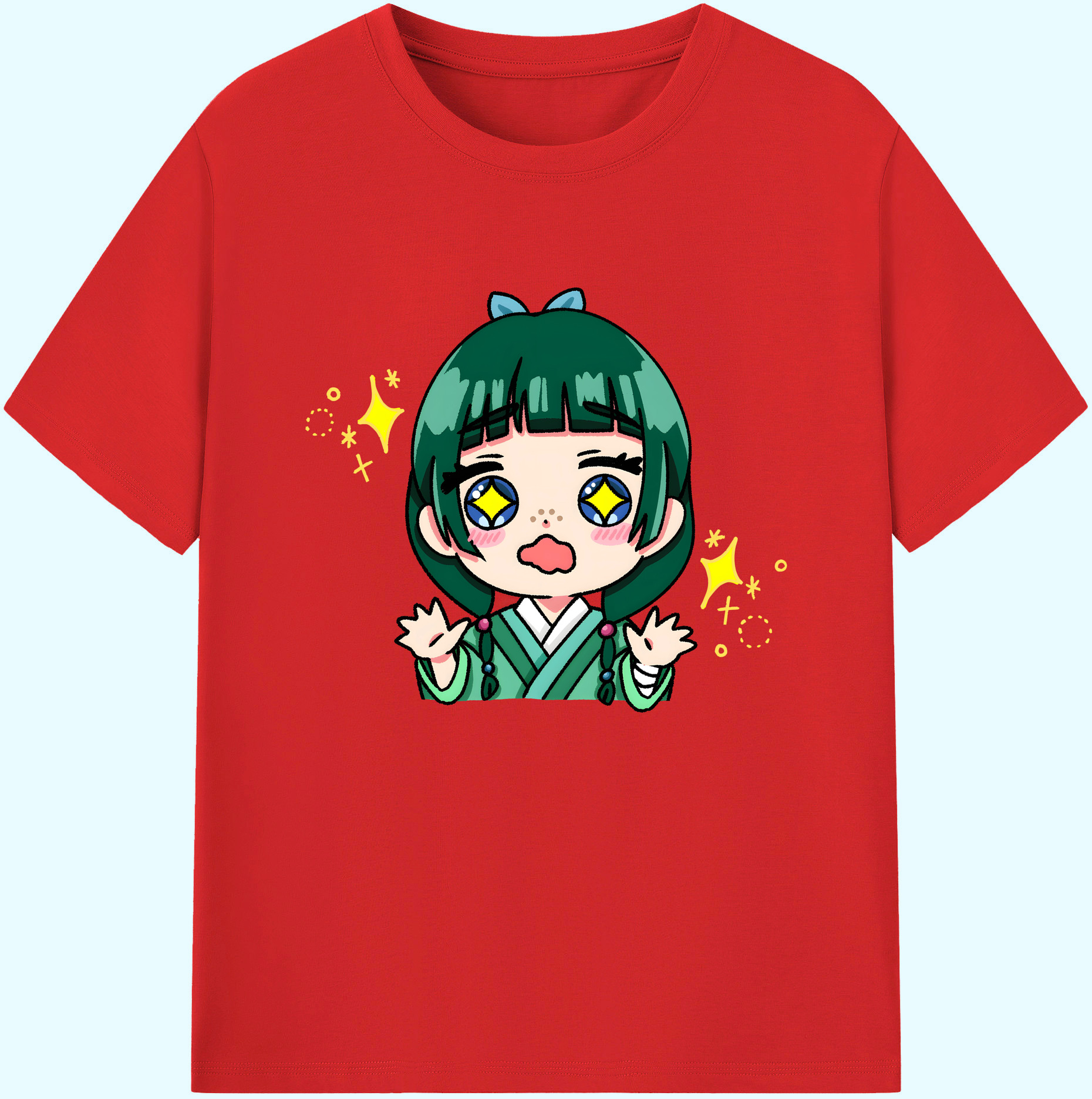 （画像用） 薬屋のひとりごと The Apothecary Diaries 綿100％ メンズ半袖Tシャツ｜肌触りやわらか＆通気性