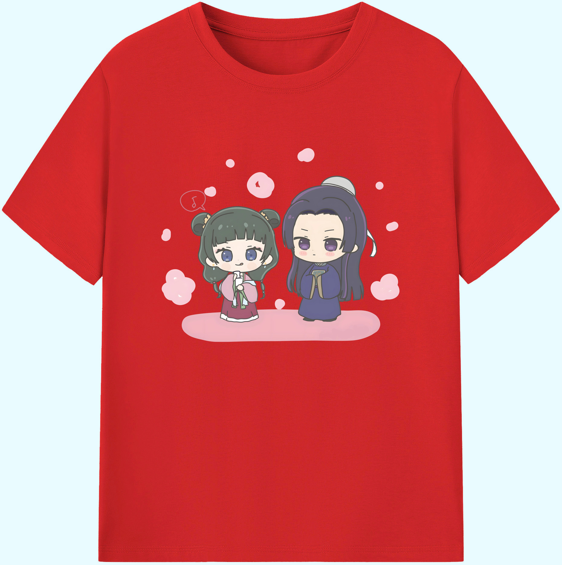 （画像用） 薬屋のひとりごと The Apothecary Diaries 綿100％ メンズ半袖Tシャツ｜肌触りやわらか＆通気性