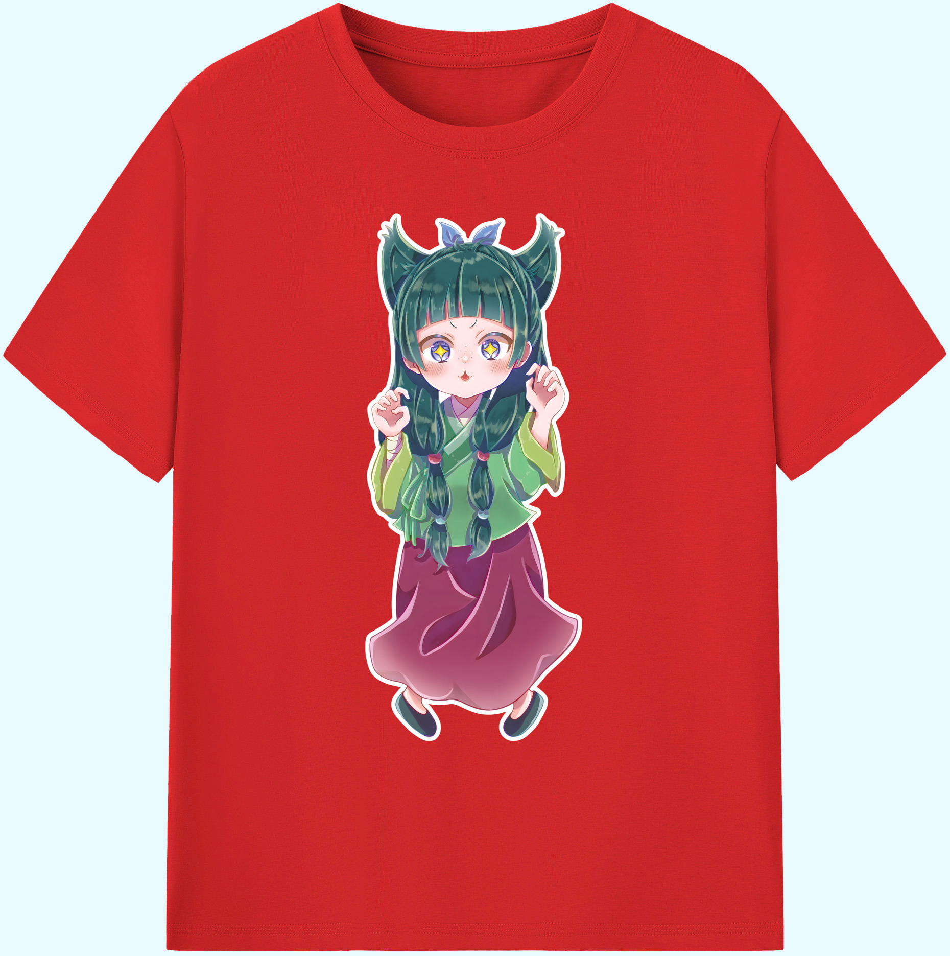 （画像用） 薬屋のひとりごと The Apothecary Diaries 綿100％ メンズ半袖Tシャツ｜肌触りやわらか＆通気性